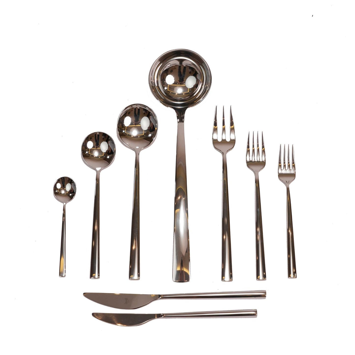 MEPRA MOVIDA DESIGN CUTLERY SET OF 75 PCS / SILVER