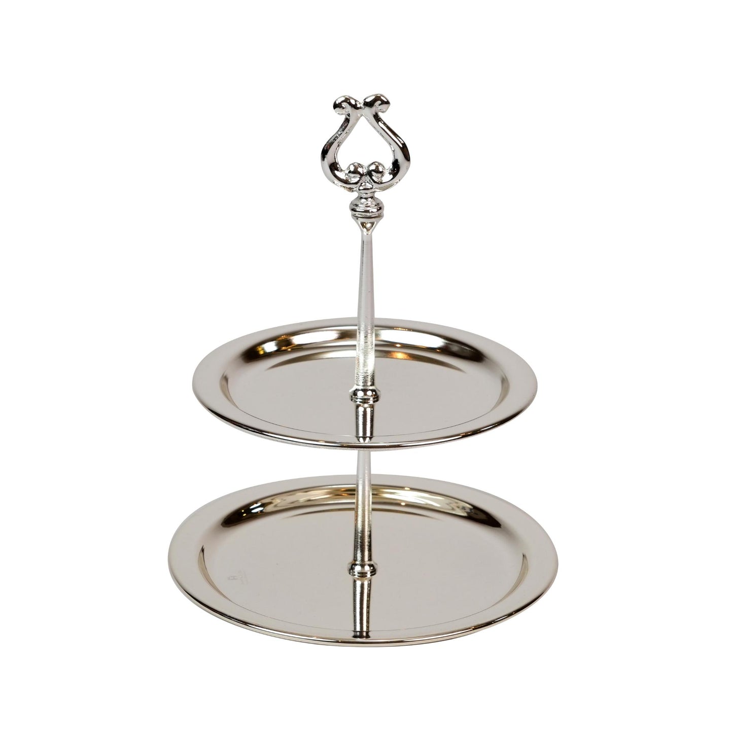 ROUND CAKE STAND WITH 2 LAYERS