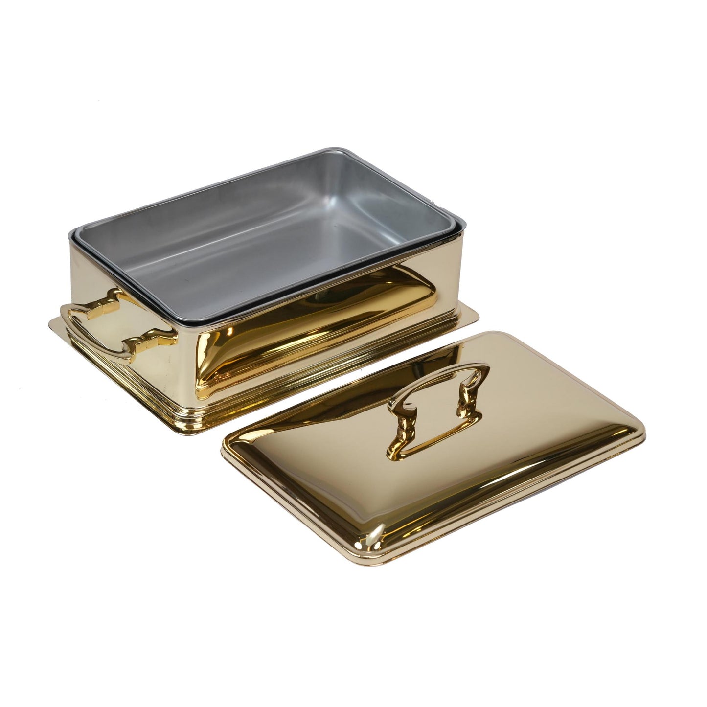 RECTANGULAR CASSEROLE - GOLD PLATED