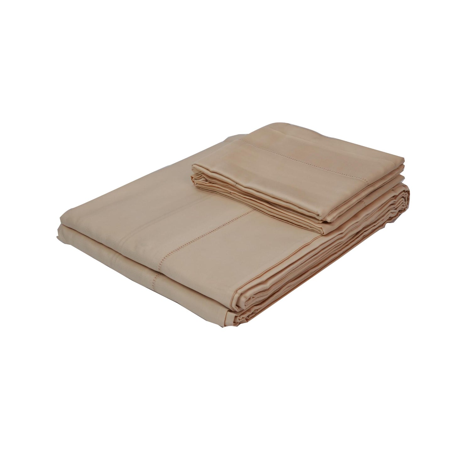 FITTED SHEET COTTON OCHRE