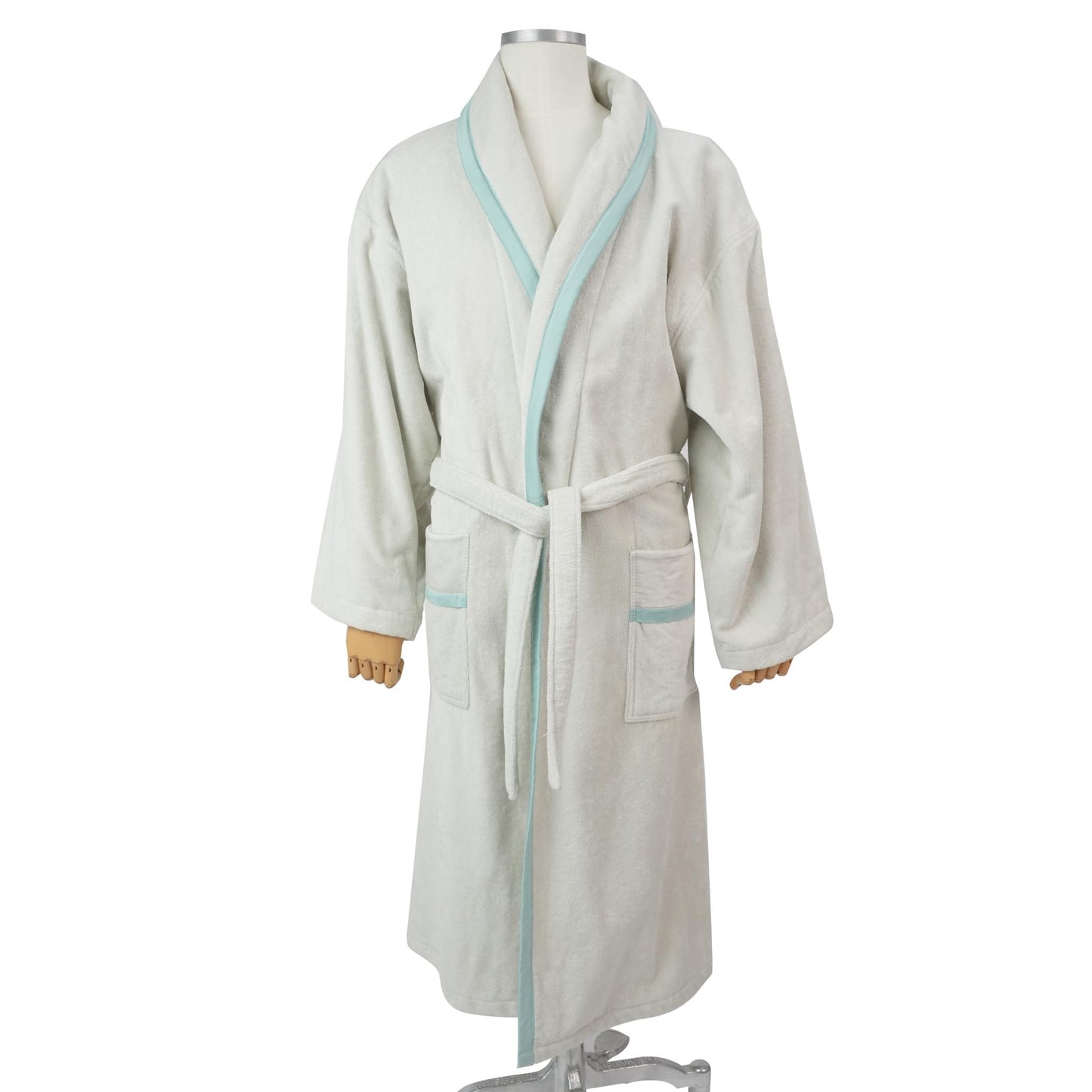 BATHROBE FOR MAN RUGIADA DESIGN TURQUOISE