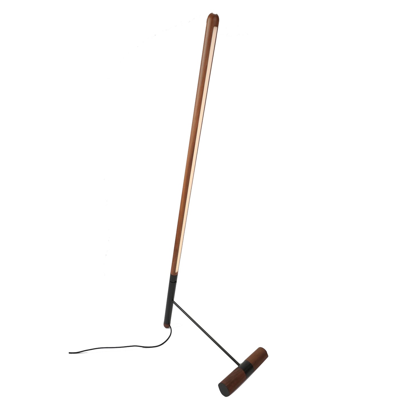 MODERN LINEA D FLOOR LAMP BLACK