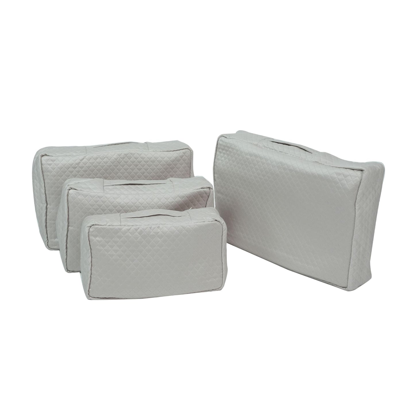 TRAVEL BAGS DARK GREY ( SET OF 4 PCS )