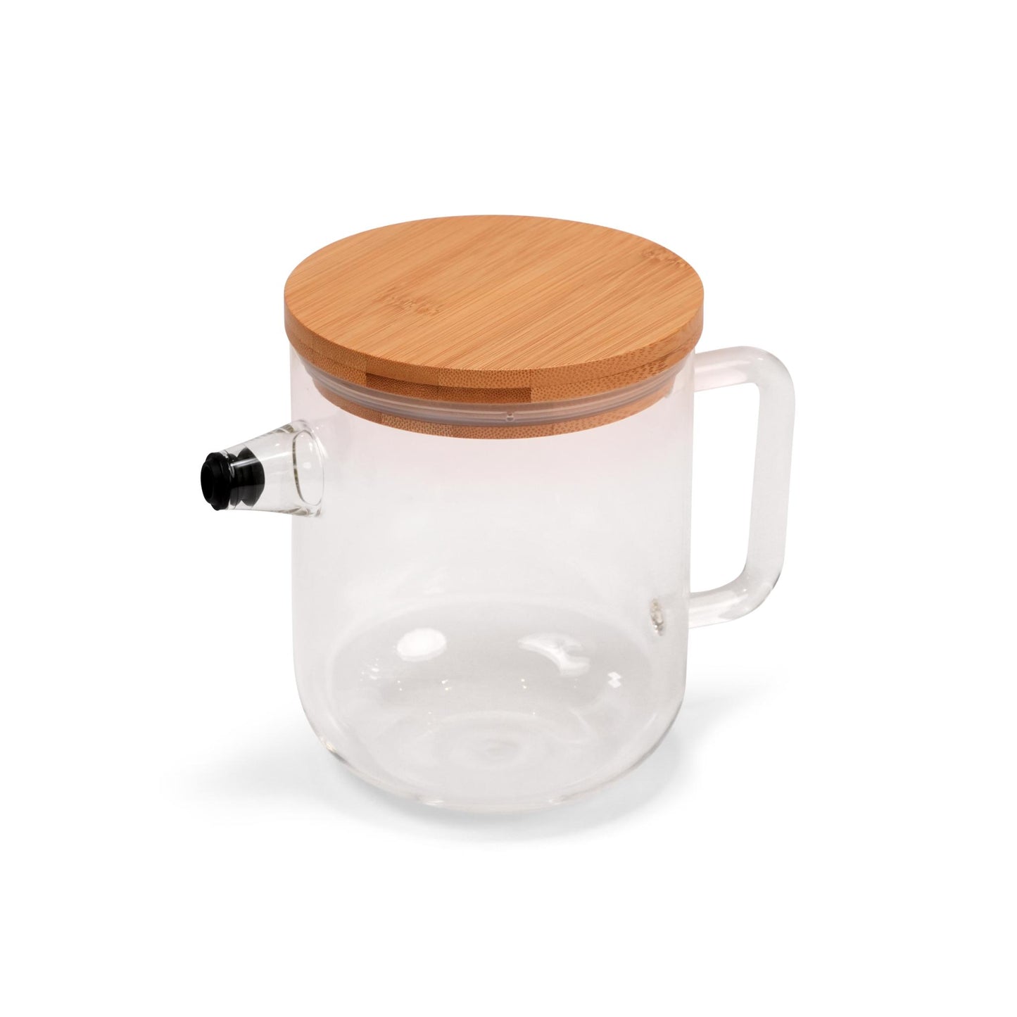 DRINK & DESIGN - TEA POT WITH ANTI - DRIP SYSTEM AND BAMBOO LID