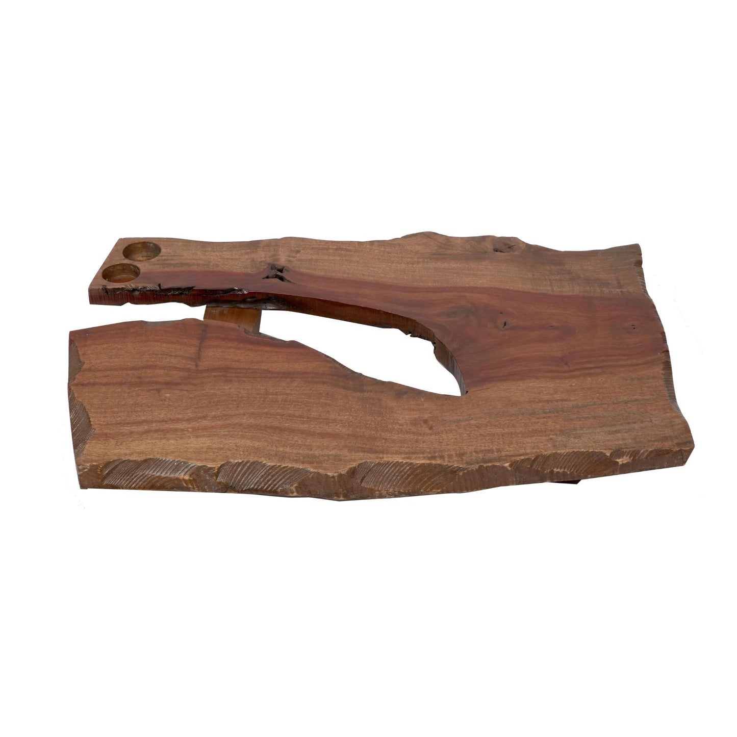 WOODEN TRAYS WITH STAND MEDIUM , CHEESE / STEAK BOARD