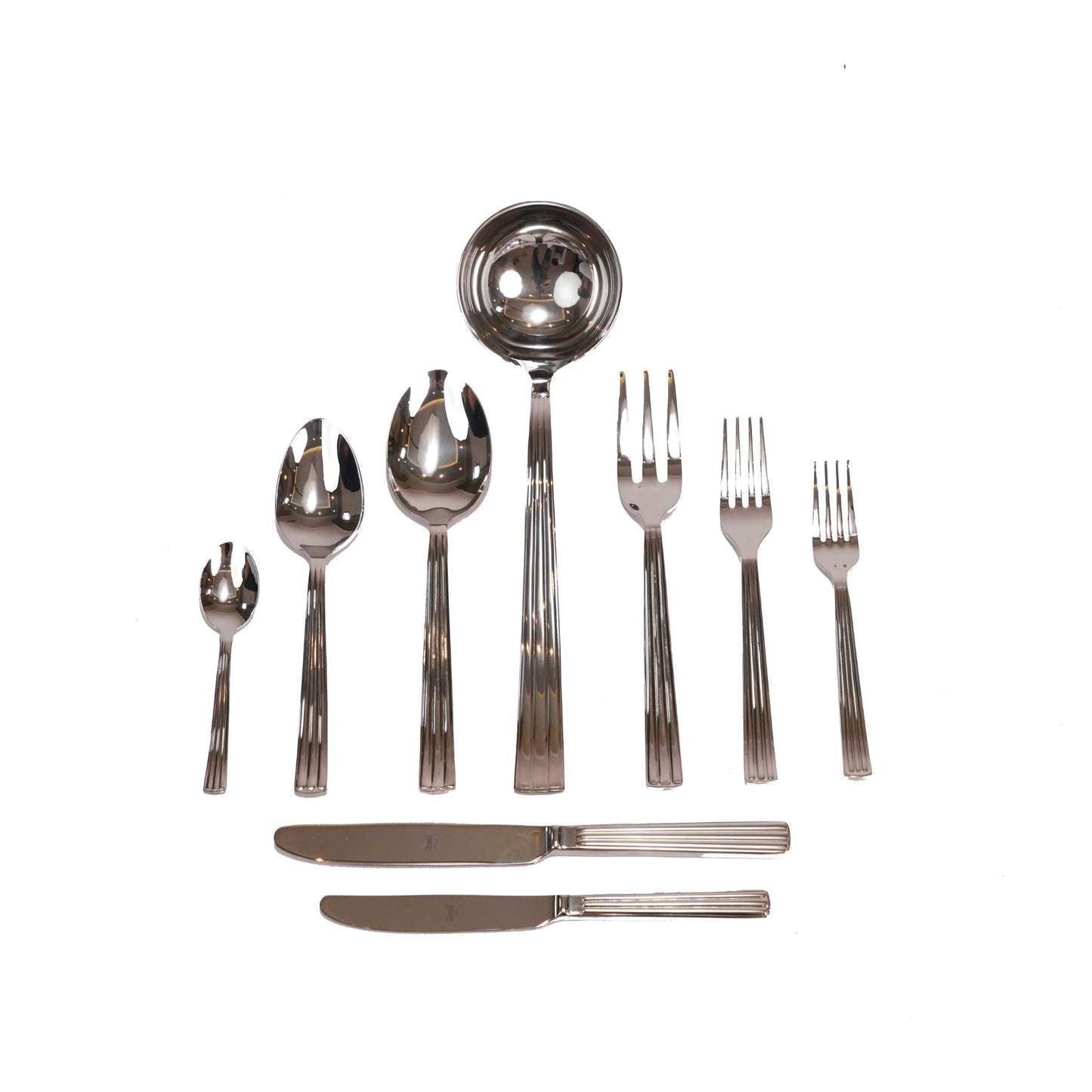 MEPRA SOLE DESIGN CUTLERY SET OF 75 PCS / SILVER