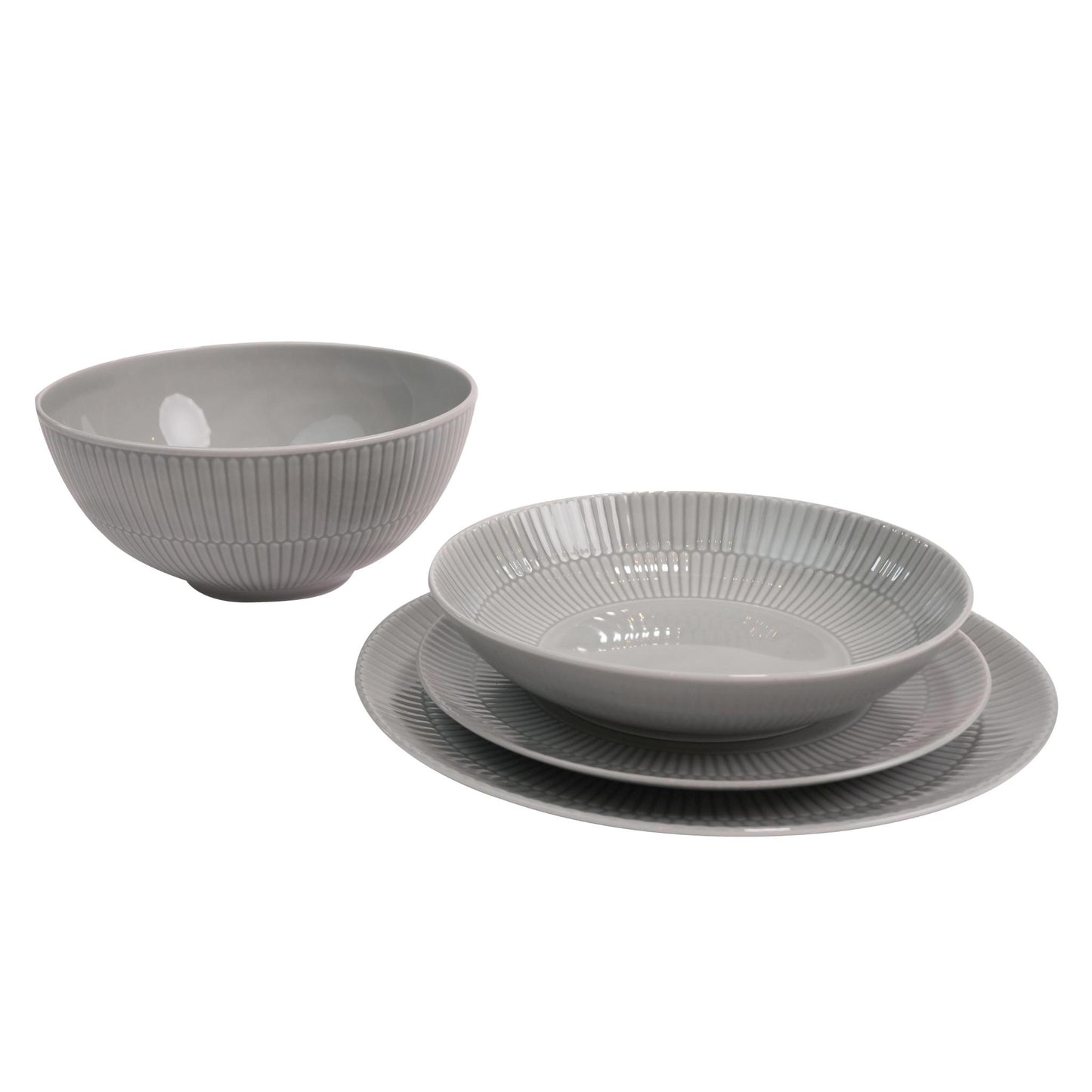 AMINA SILBERGRAU UNI COLLECTION DINNER SET OF 19 PCS