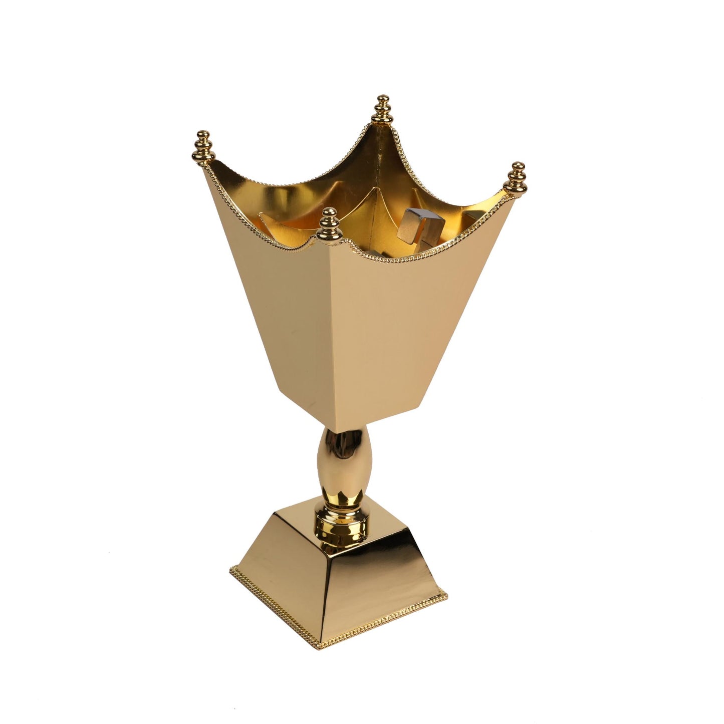 MABKHARA , BR DECOR ON TOP & BASE / GOLD PLATED
