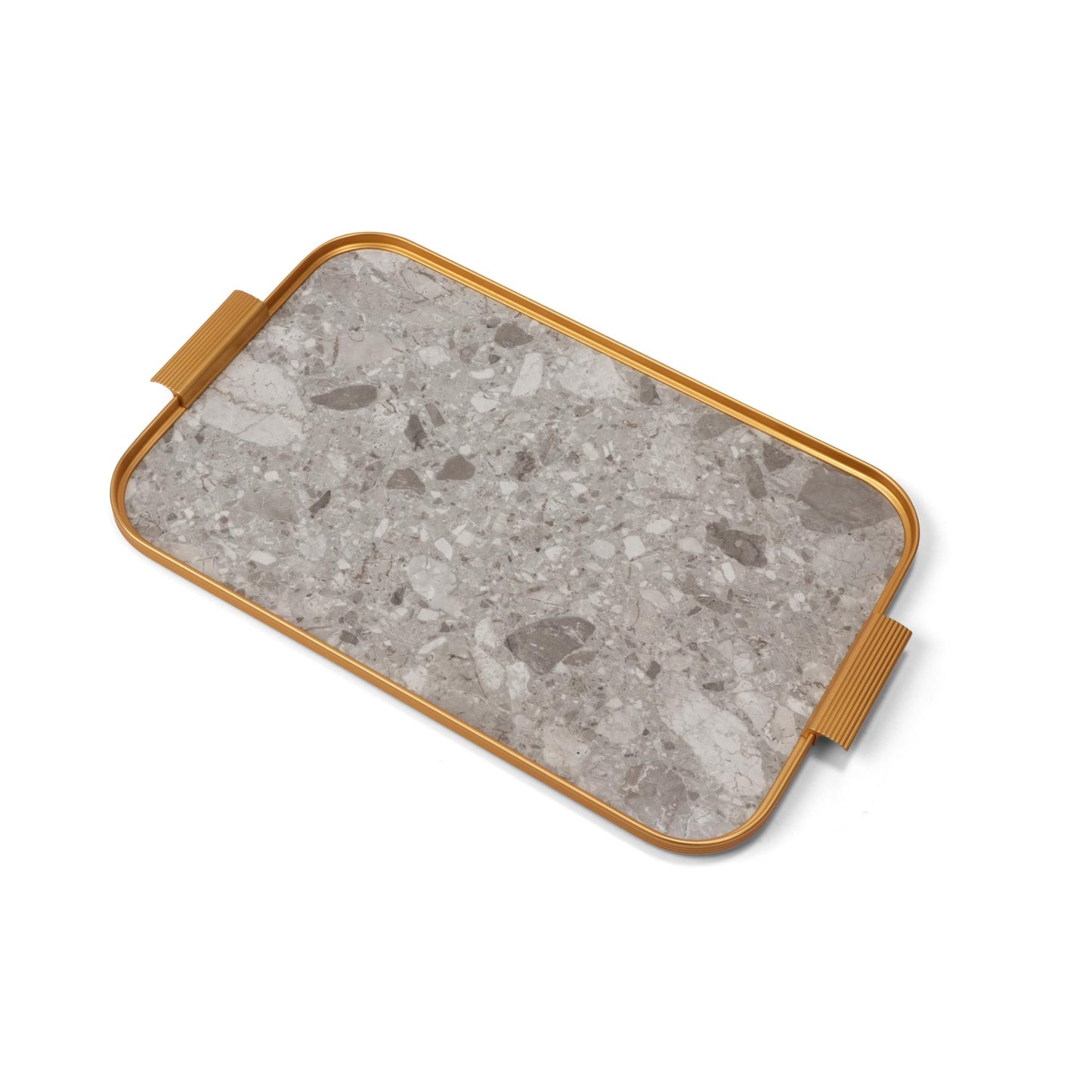 KAYMET MARBLE TRAY CEPPO / GOLD