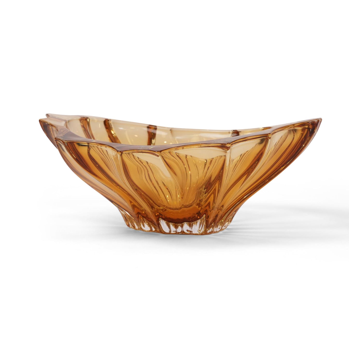 BOWL PLANTICA 330 , SPRAYED INSIDE (AMBER )