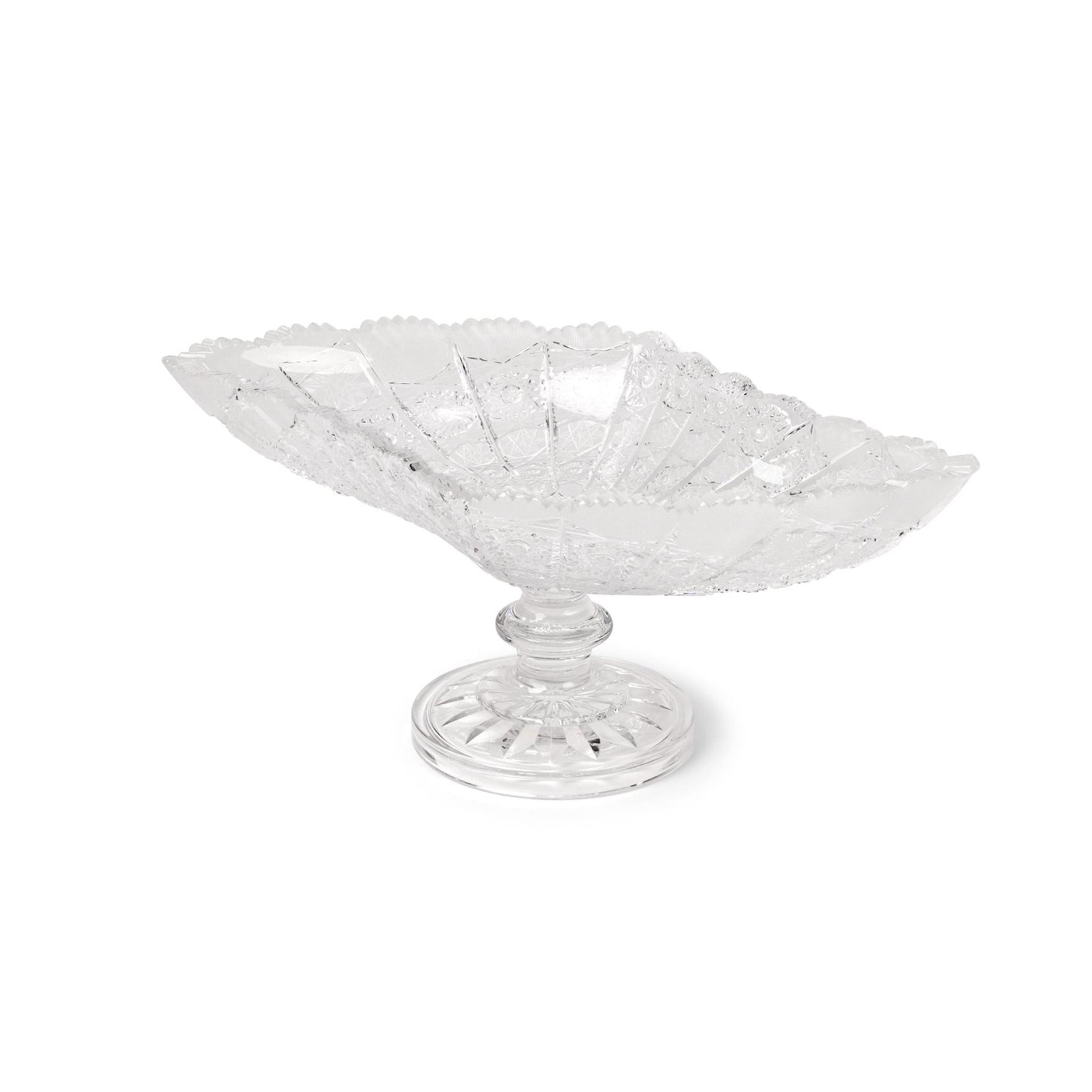 FOOTED BOWL 500 PK 330 CRYSTALS BOHEMIA DESIGN