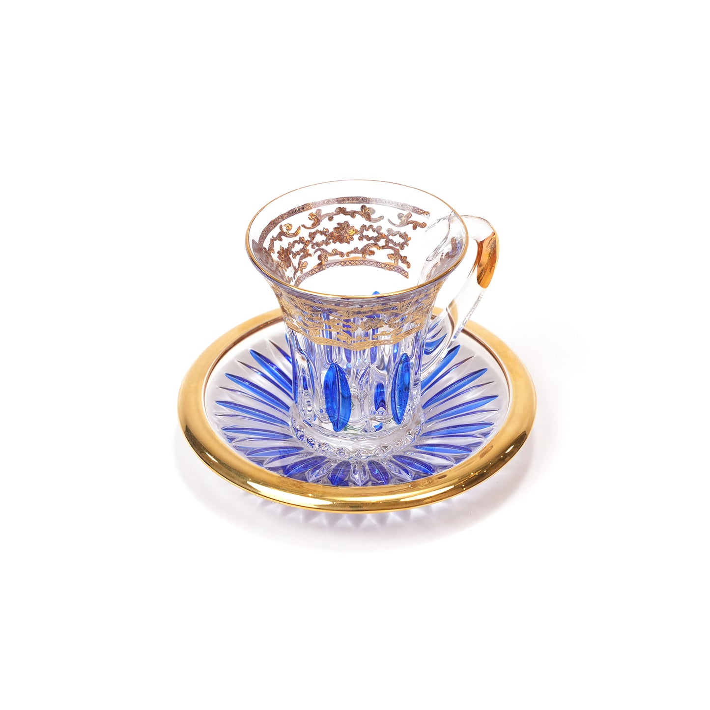 DIAMOND FLOWERS  BLUE GOLD