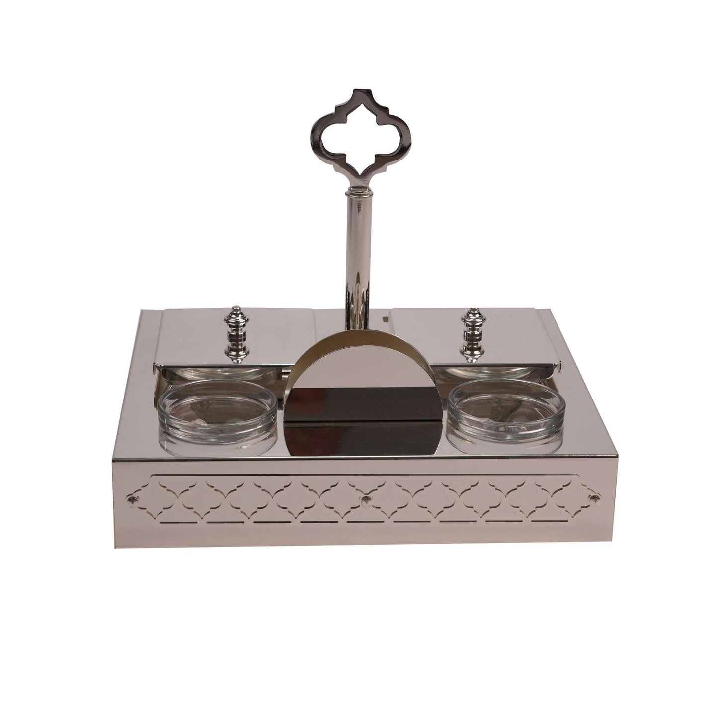 STAND FOR DATES  SET WITH ND21 DESIGN HOLDER / SILVER PLATED