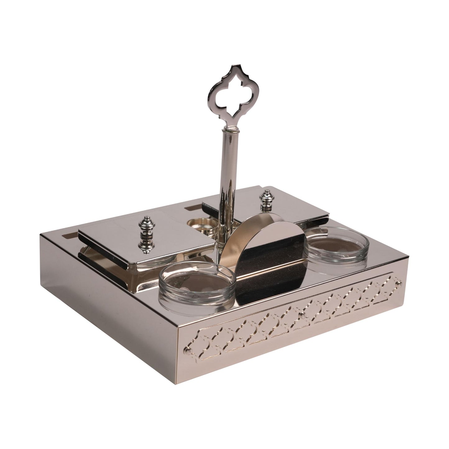 STAND FOR DATES  SET WITH ND21 DESIGN HOLDER / SILVER PLATED