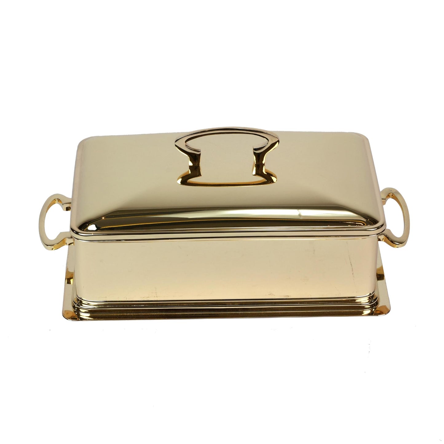 RECTANGULAR CASSEROLE  - GOLD PLATED