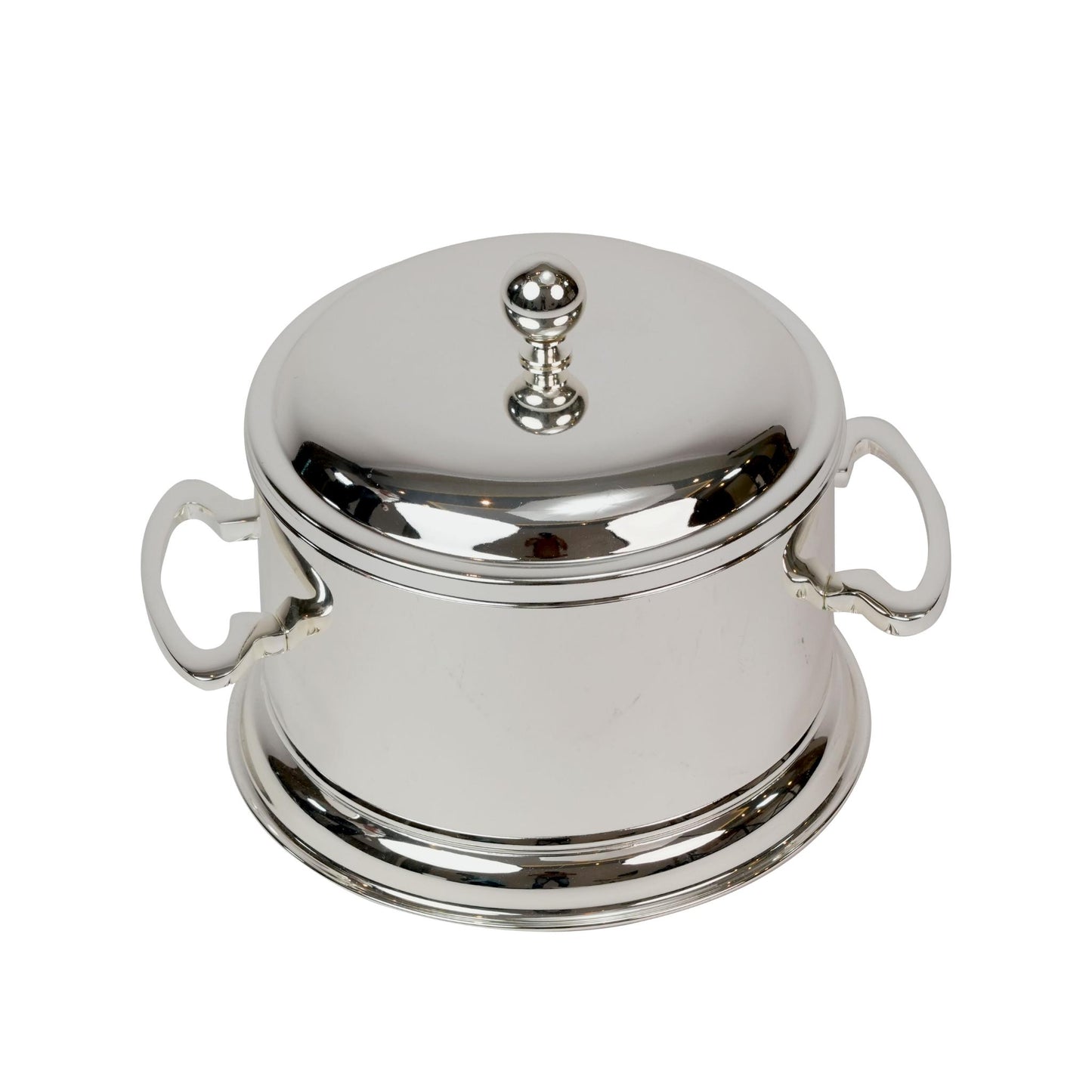 SMALL ROUND CASSEROLE - SILVER PLATED