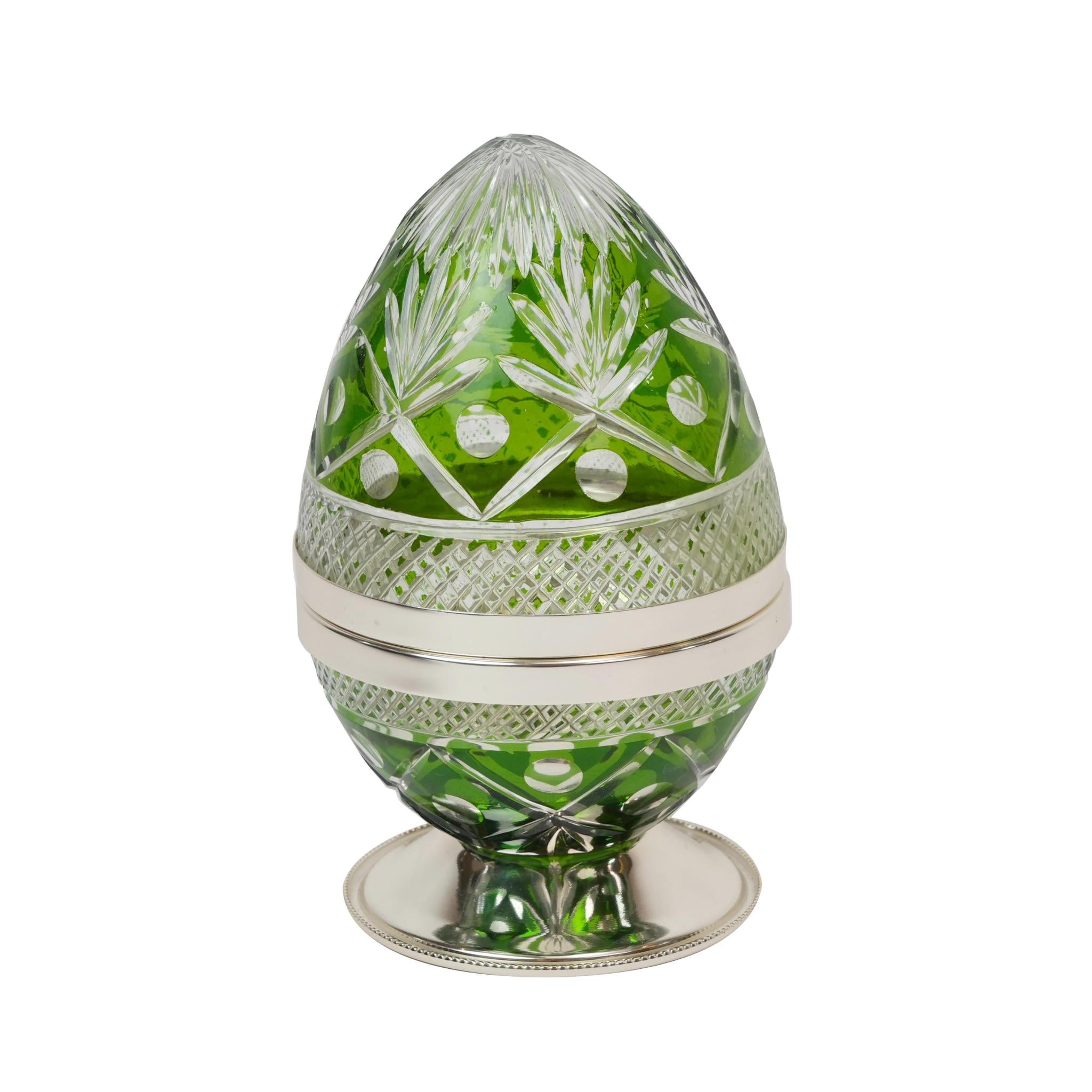 EGG INCENSE BURNER GREEN