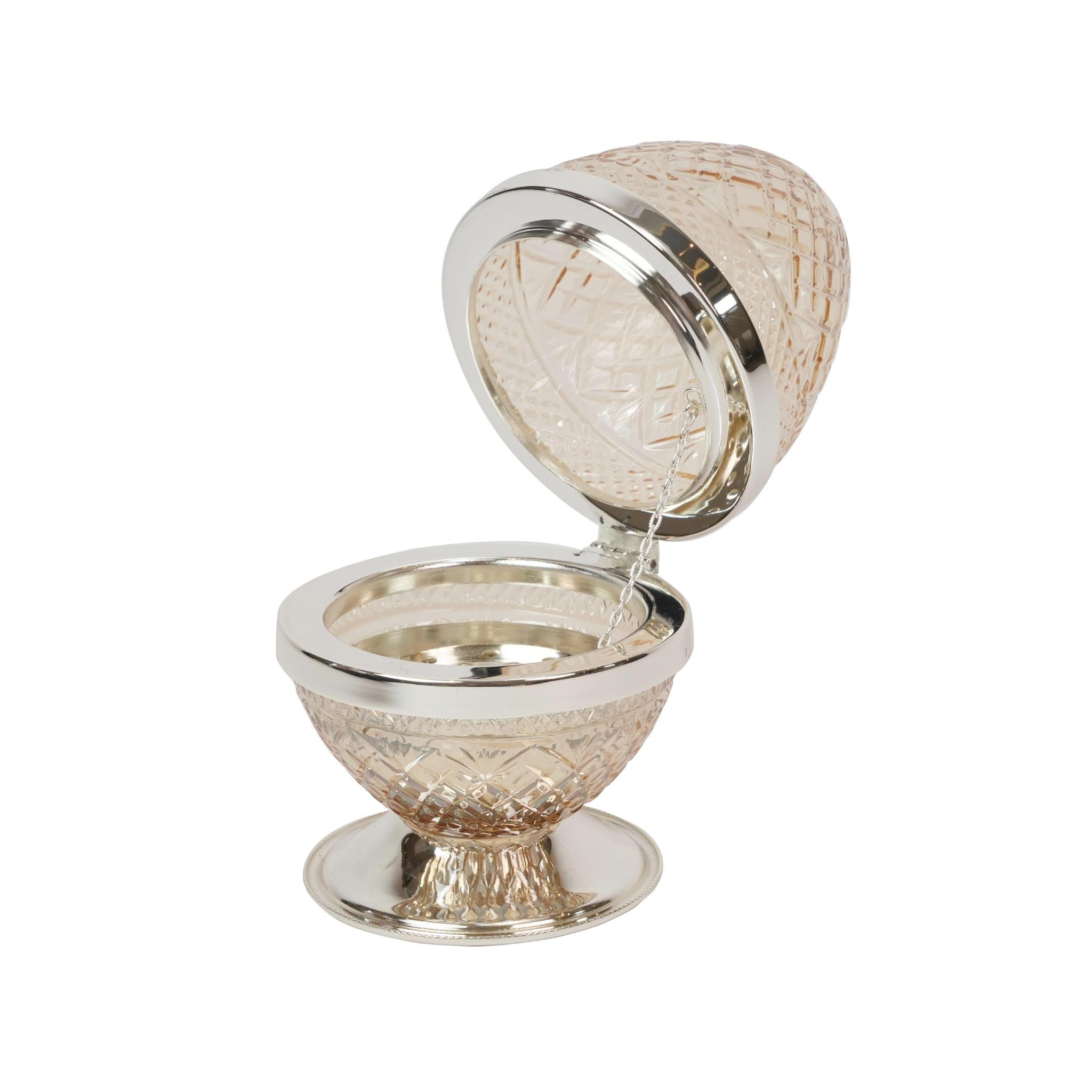 EGG INCENSE BURNER OFF WHITE