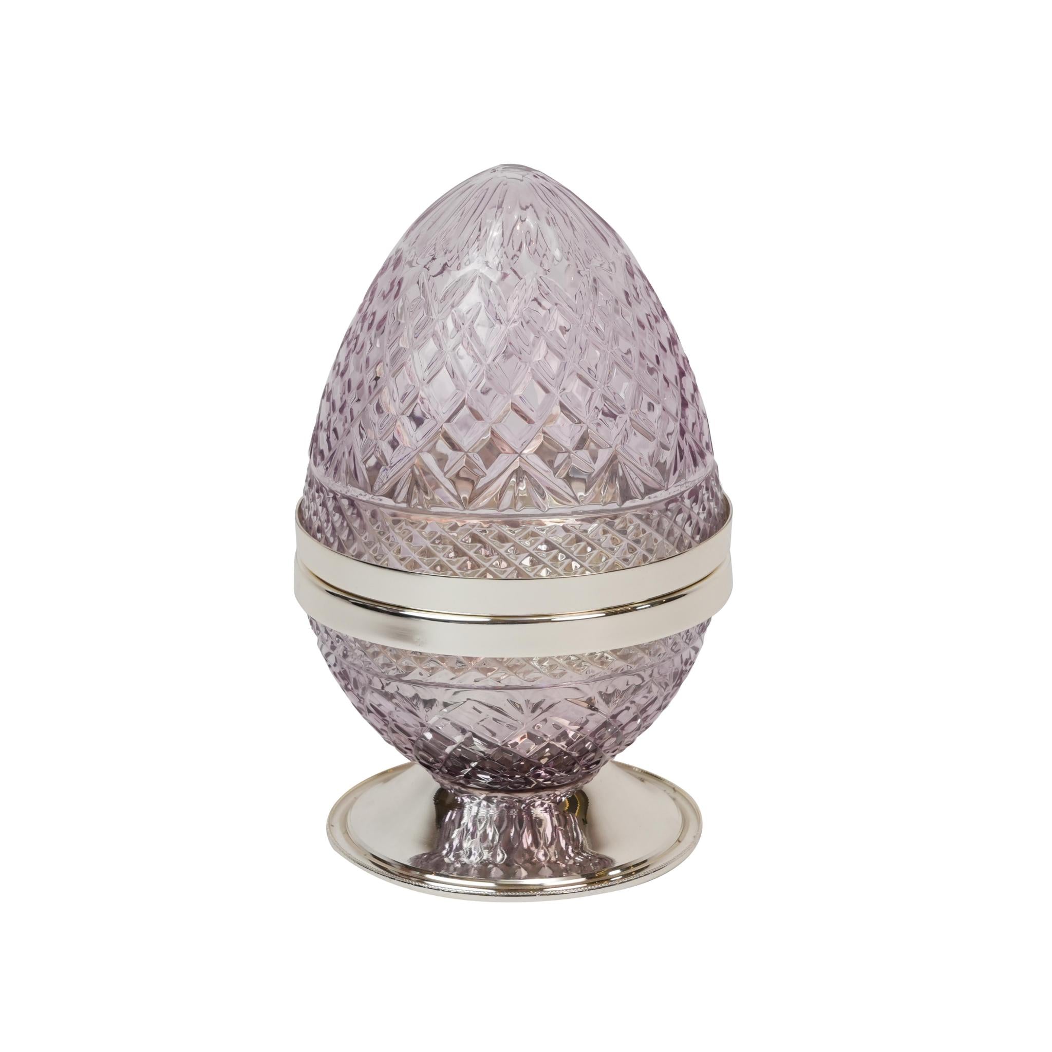 EGG INCENSE BURNER LILAC