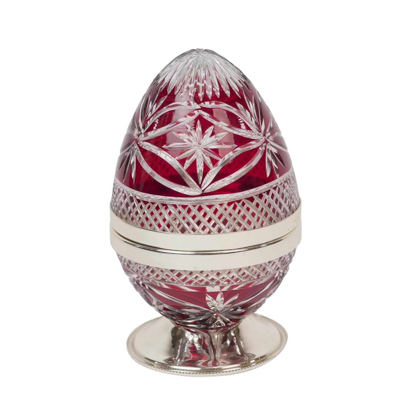 EGG INCENSE BURNER RED
