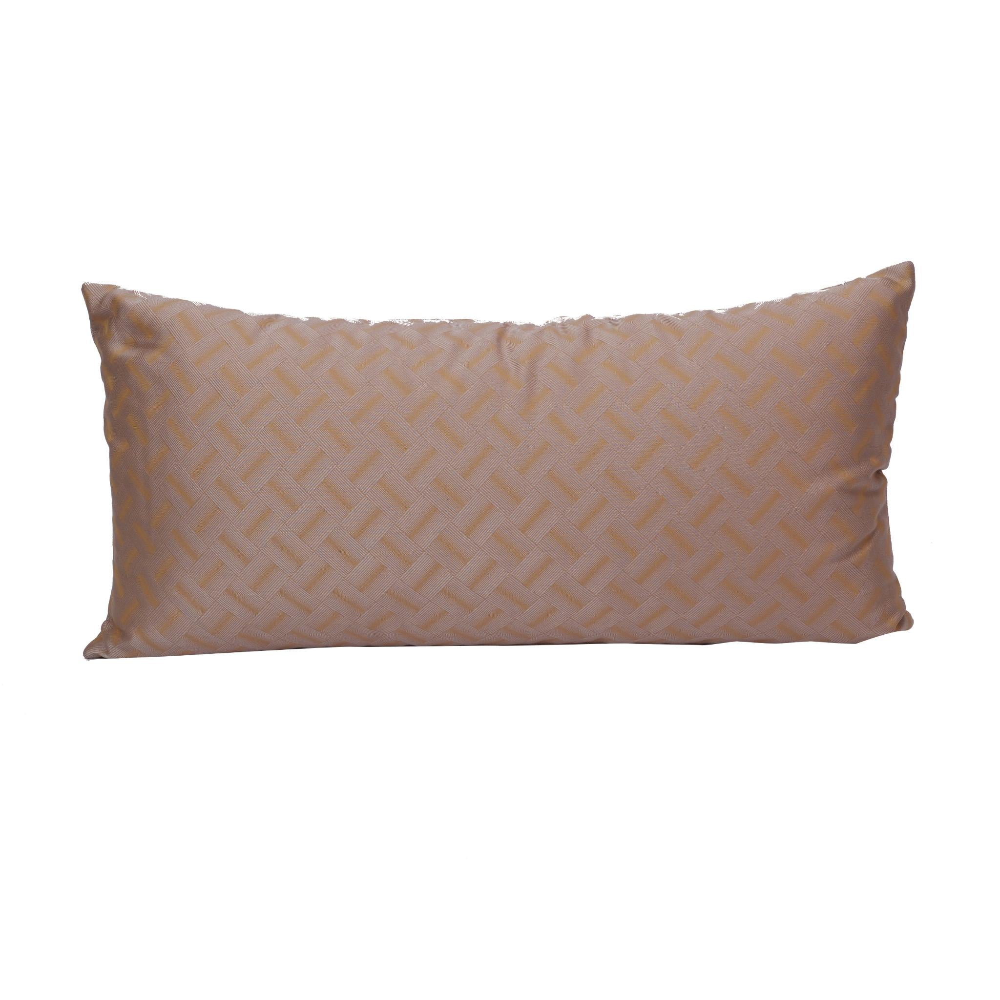 DIAMANTE CUSHION RECT PINK
