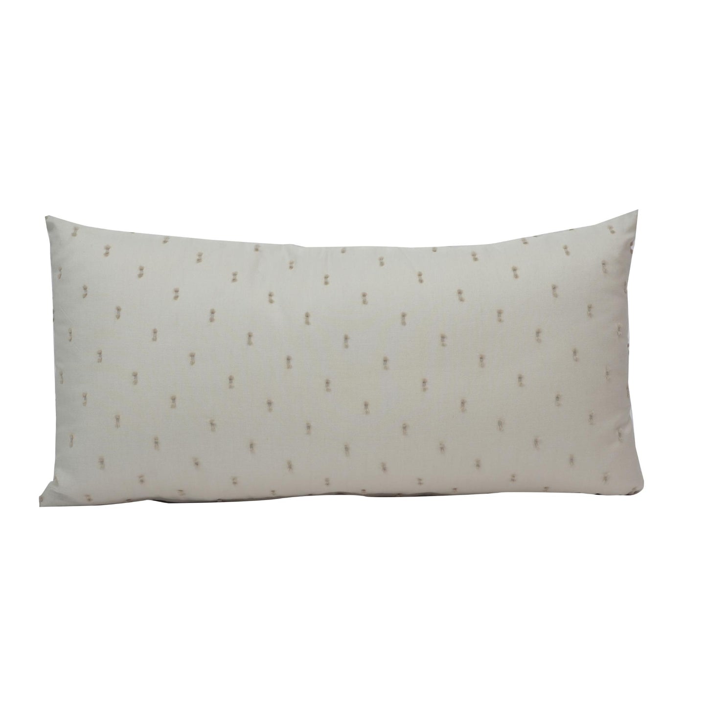 CUSHION RECT FIOCCO OFF WHITE