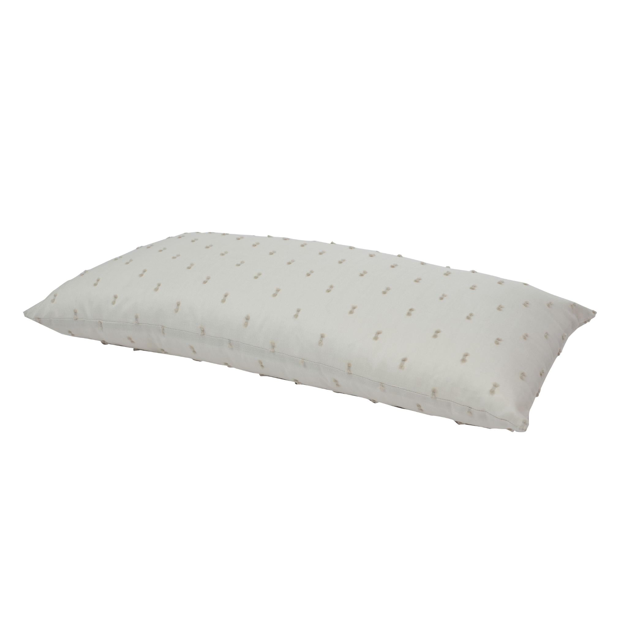 CUSHION RECT FIOCCO OFF WHITE