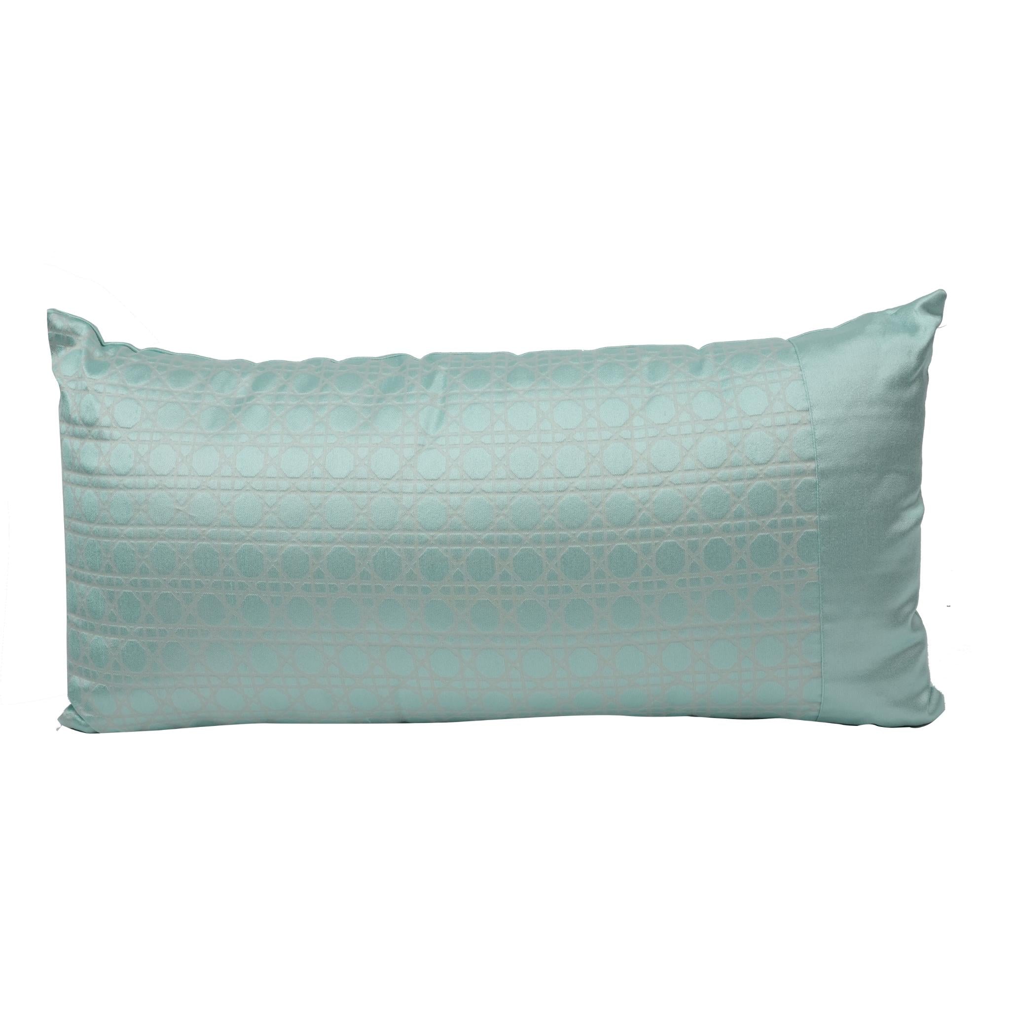CUSHION RECT LINZ TURQUOISE