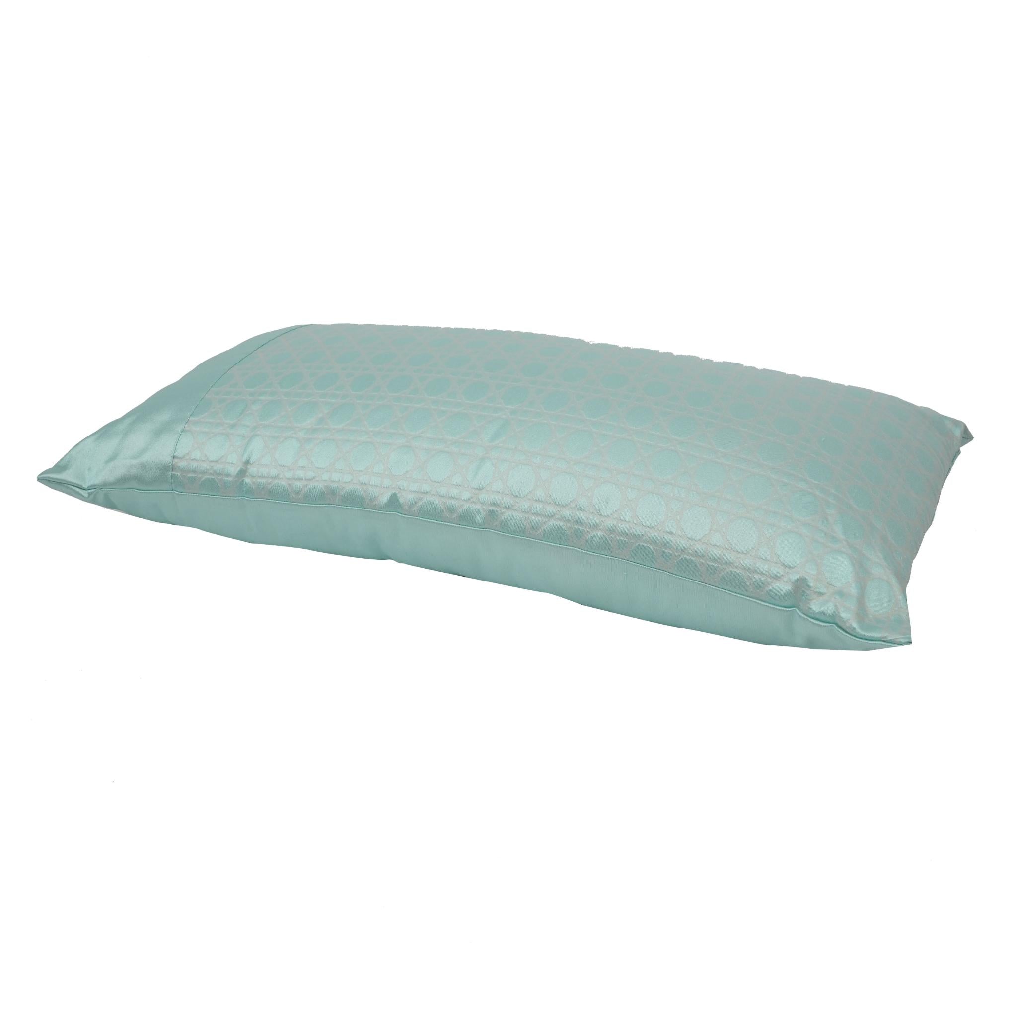 CUSHION RECT LINZ TURQUOISE