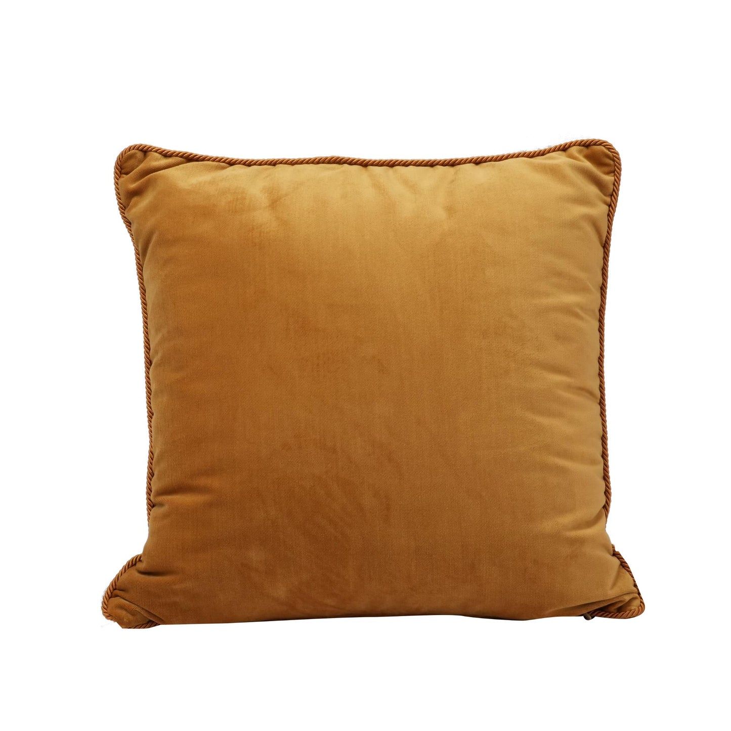 CUSHION VELOUR MUSTARD