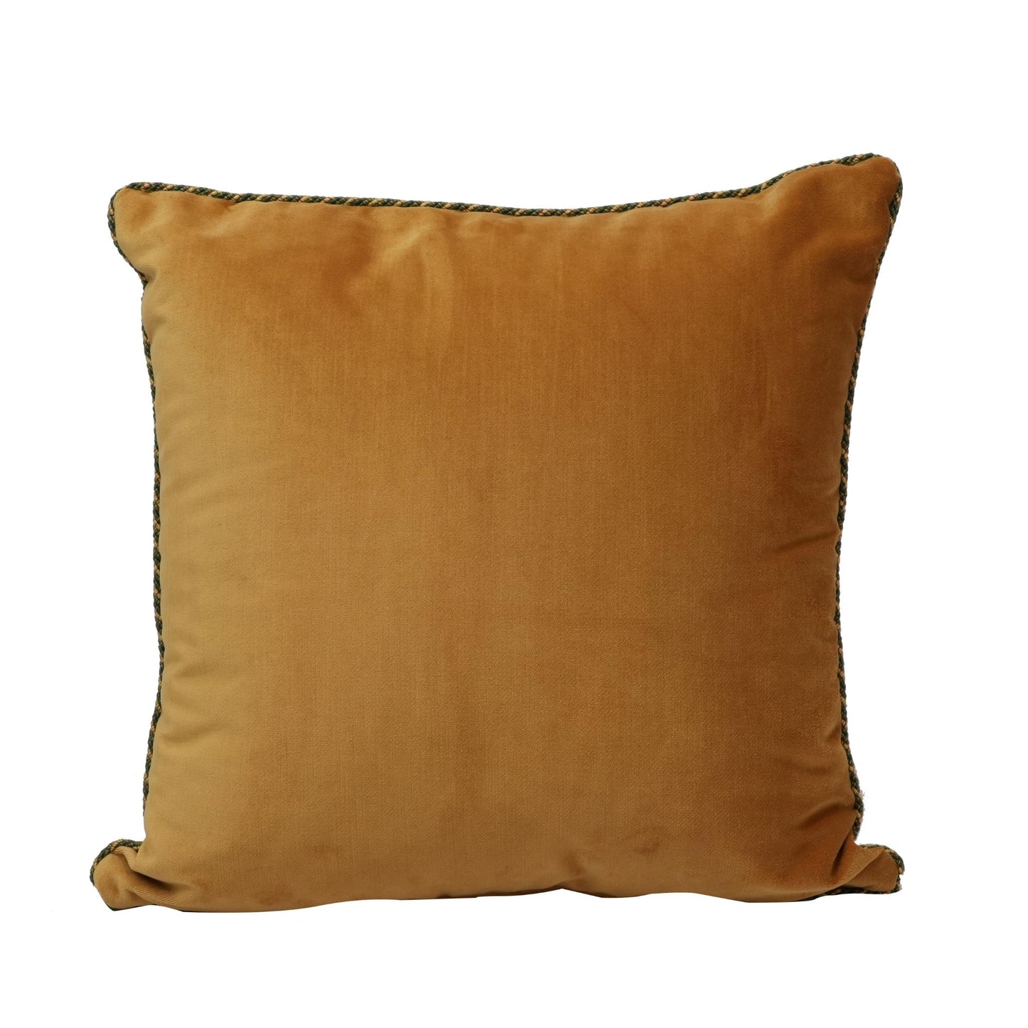 CUSHION VELOUR DARK OCHRE