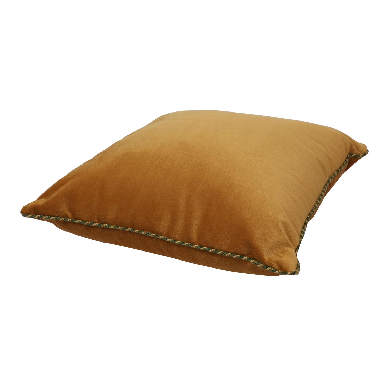 CUSHION VELOUR DARK OCHRE