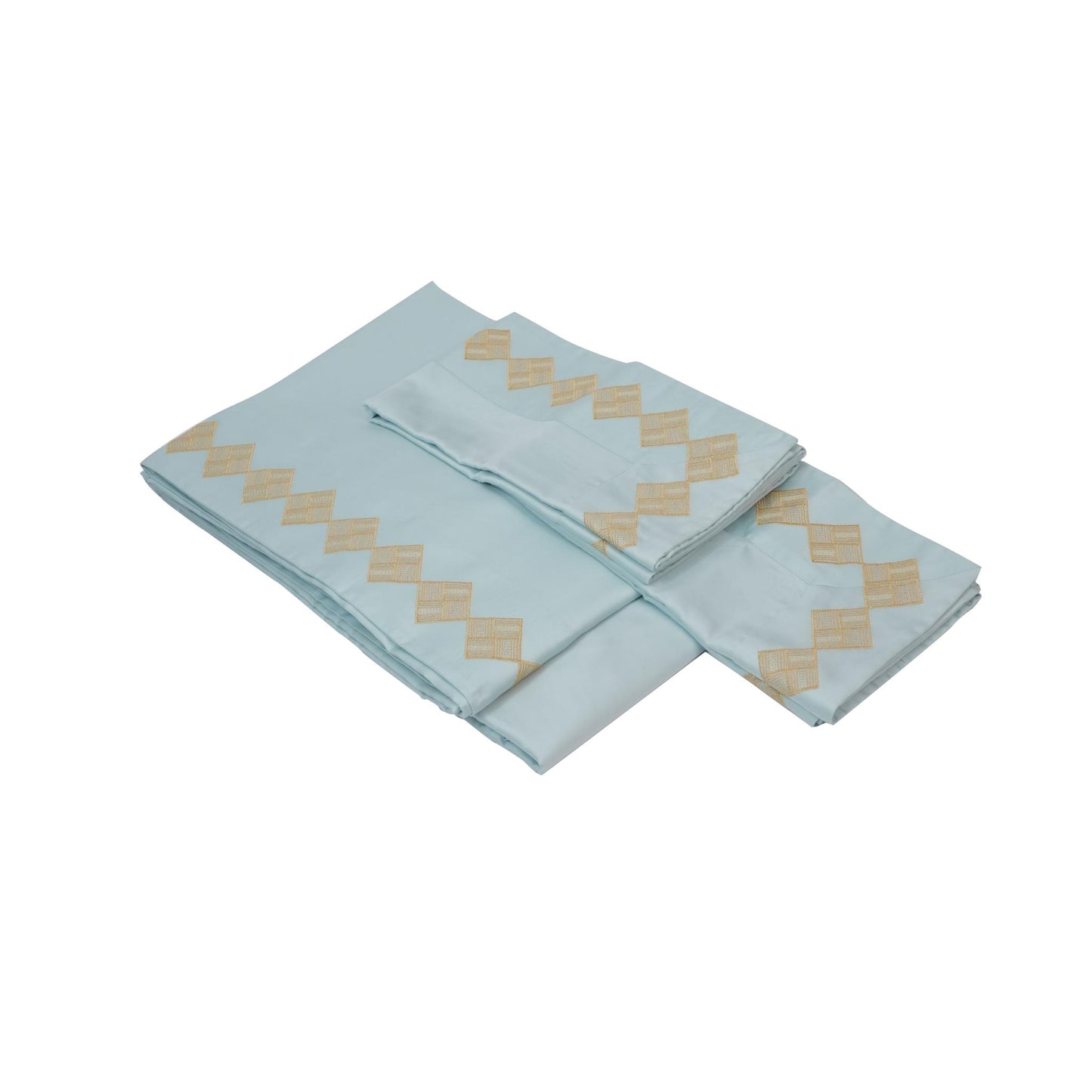 SHEET SET DIAMANTE GREEN & GOLD