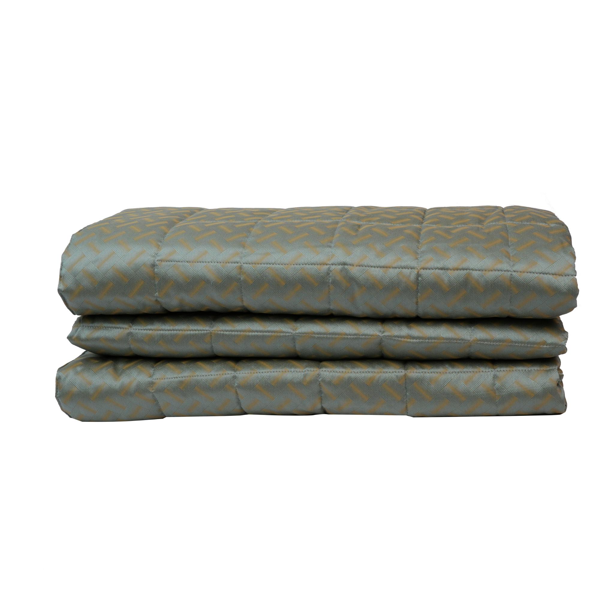 BEDSPREAD DIAMANTE GREEN