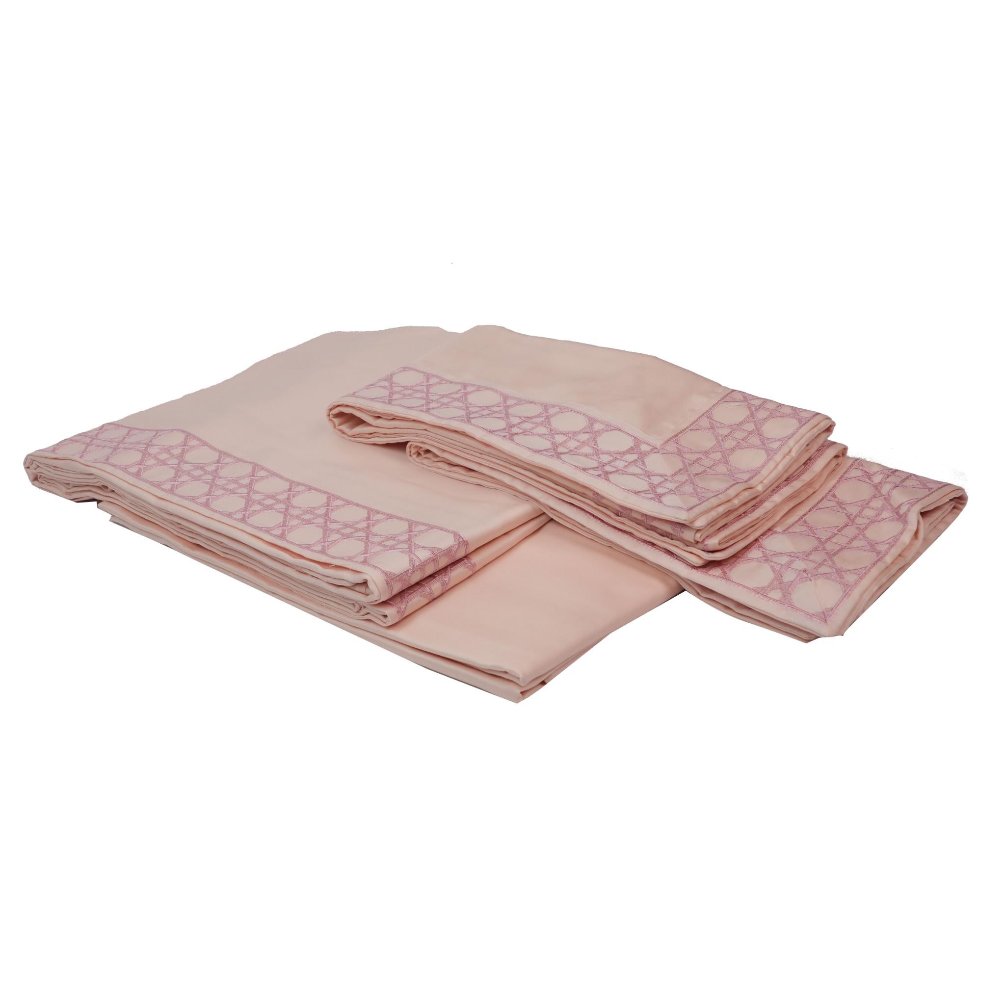 SHEET SET VIENNA LIGHT PINK
