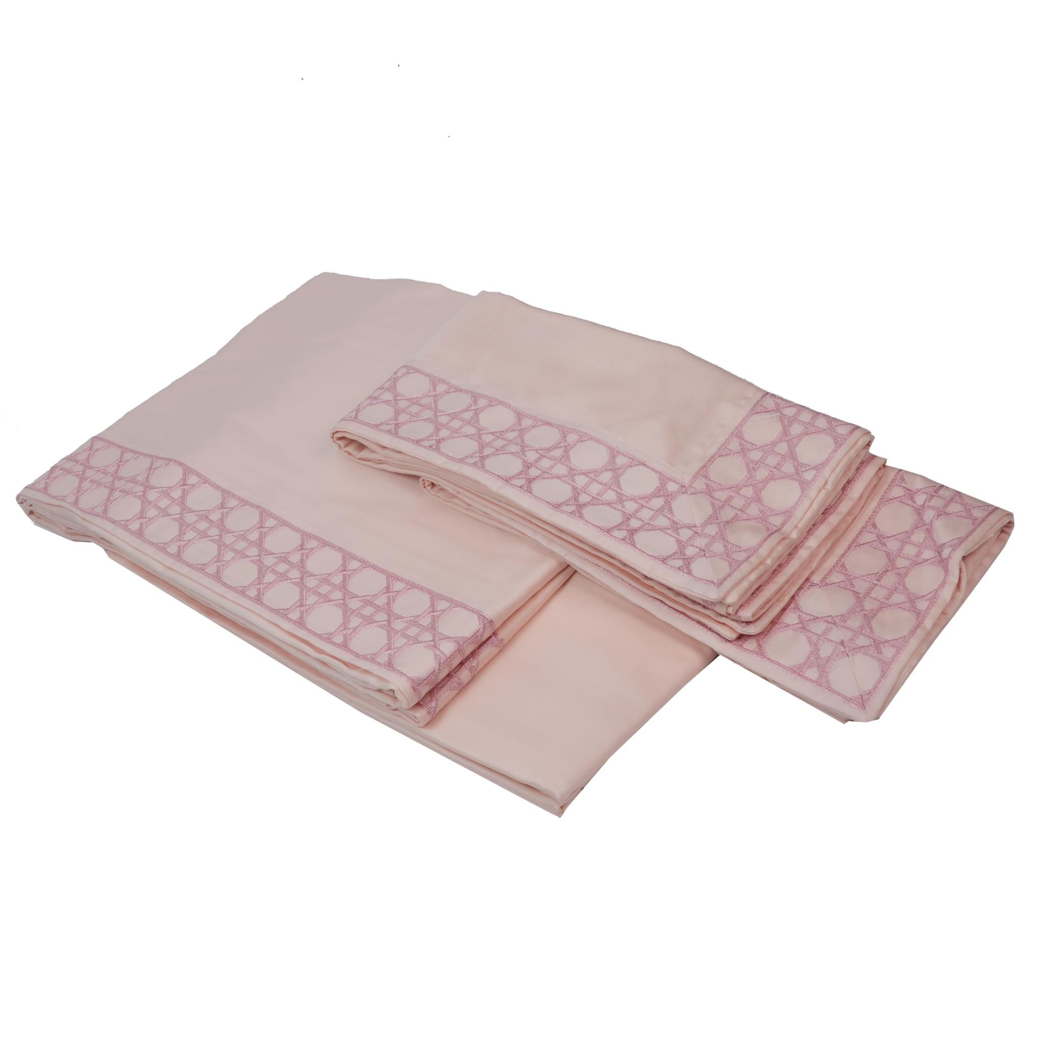 SHEET SET VIENNA LIGHT PINK