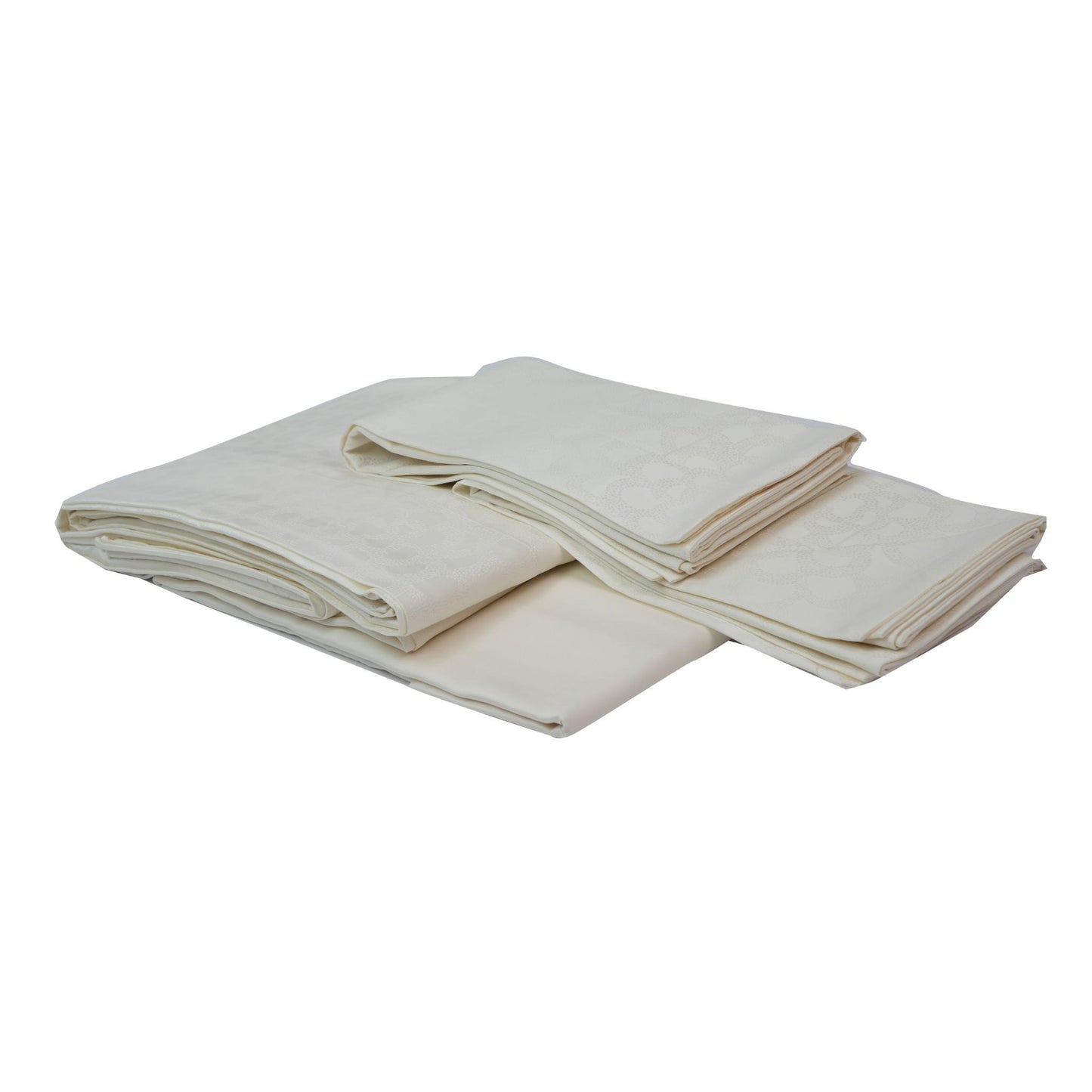 SHEET SET MH53 550 TC JACQUARD OFF WHITE