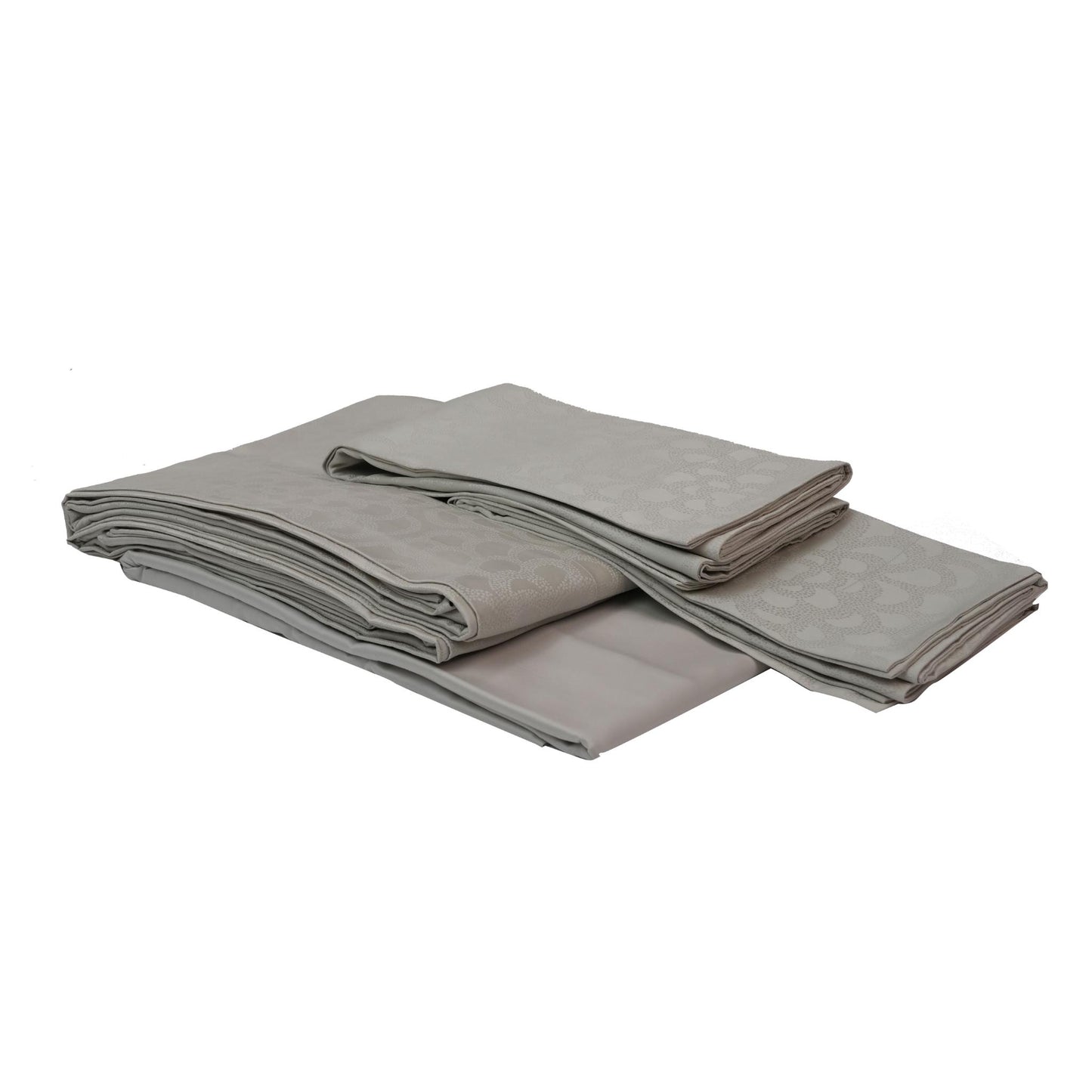 SHEET SET MH53 550 TC JACQUARD SILVER