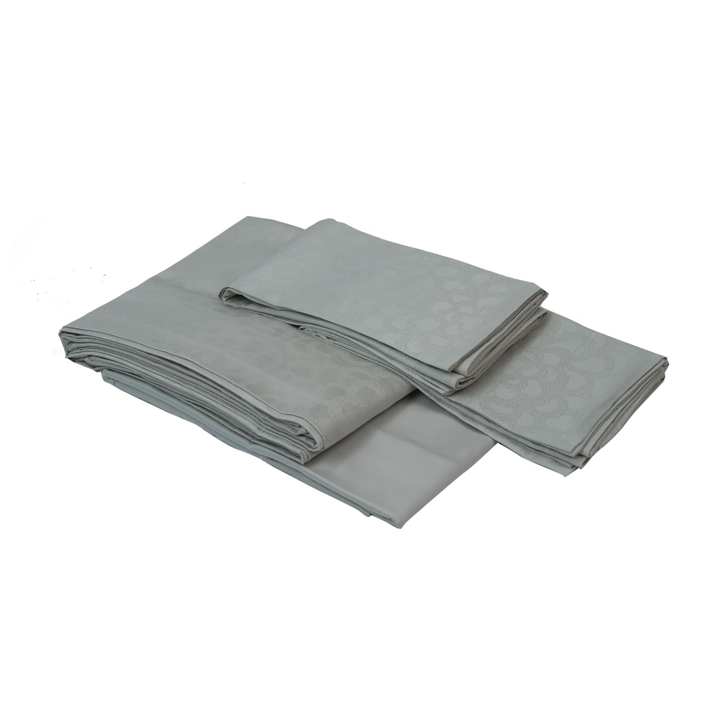 SHEET SET MH53 550 TC JACQUARD SILVER