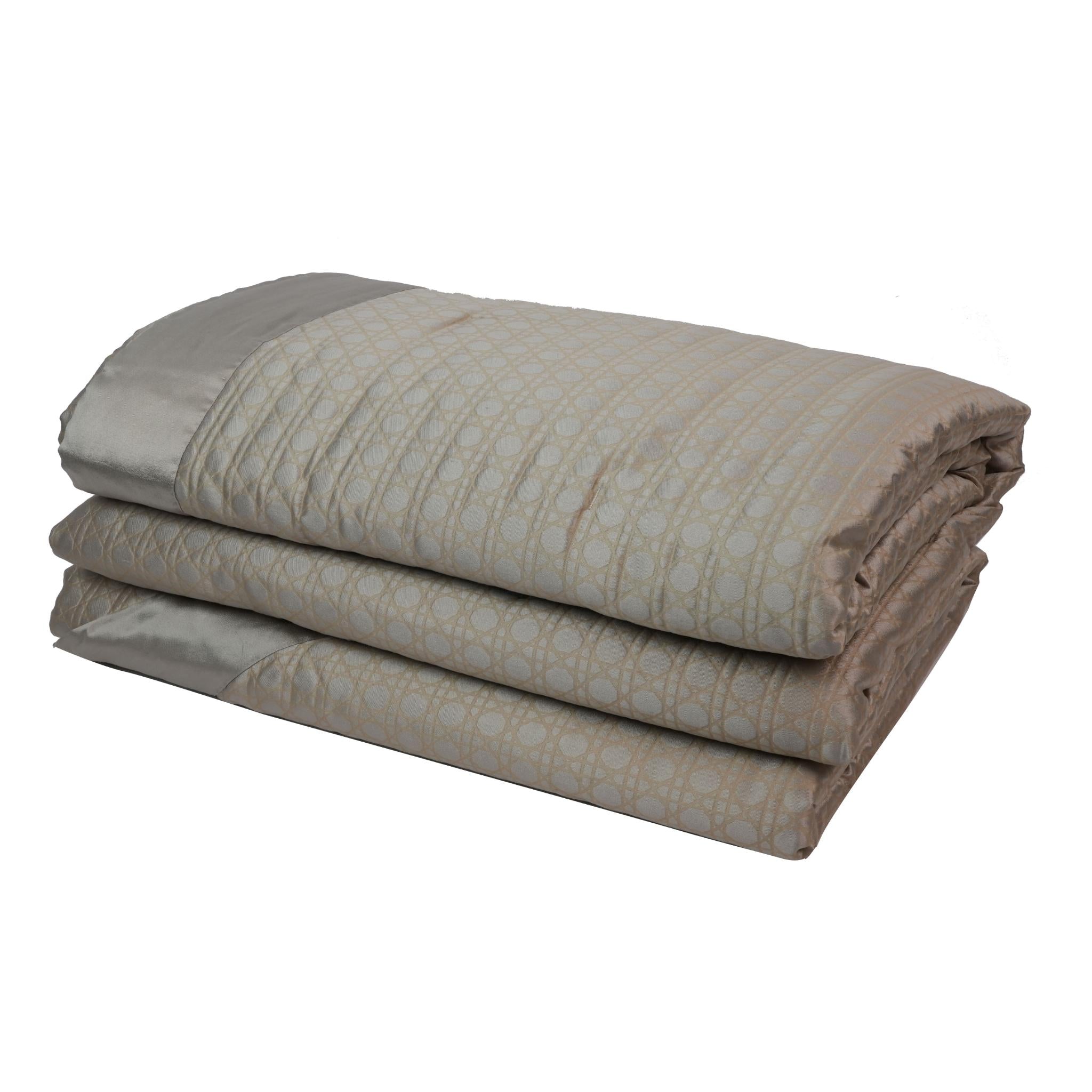 BEDSPREAD LINZ DARK GREY