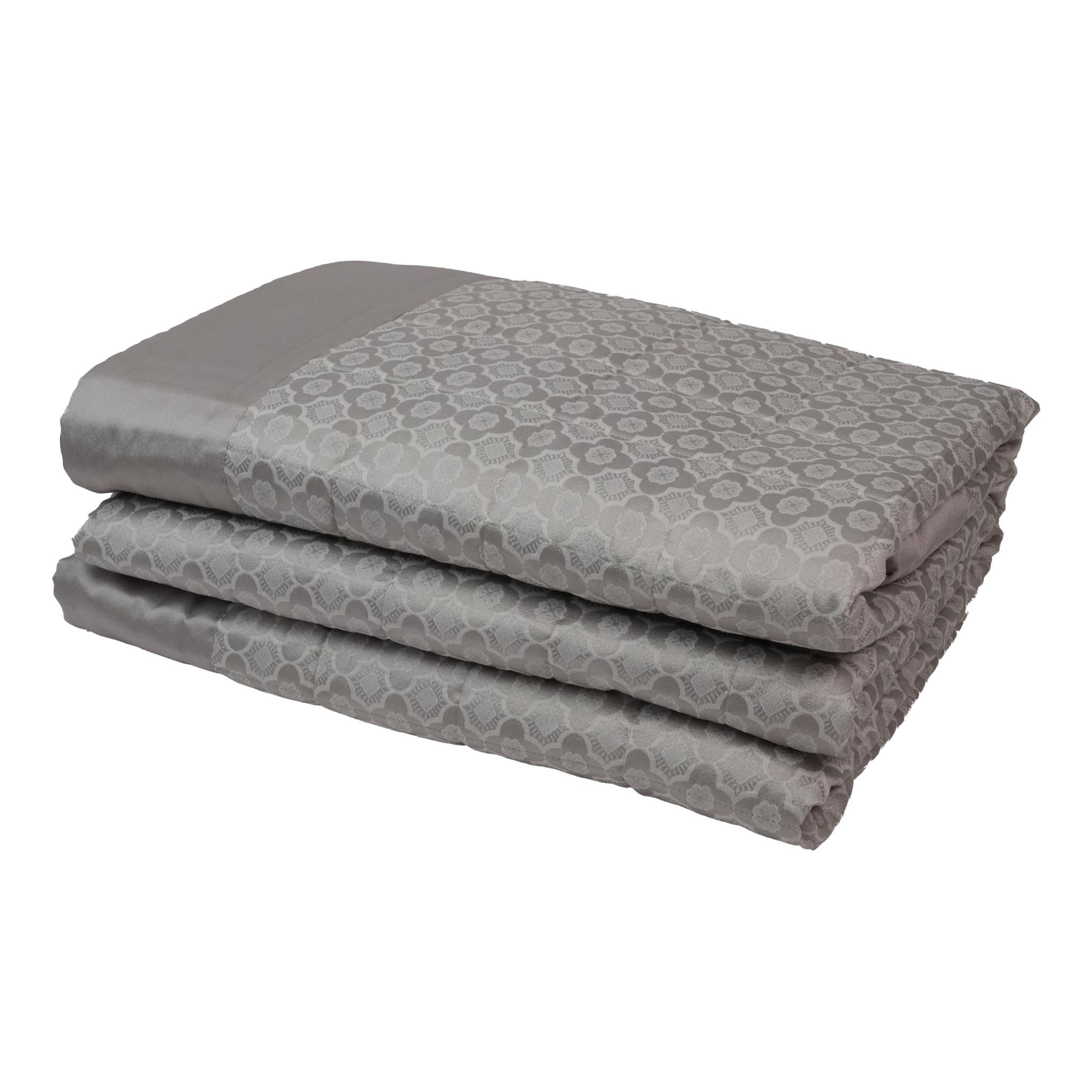 BEDSPREAD MALAGA SILVER