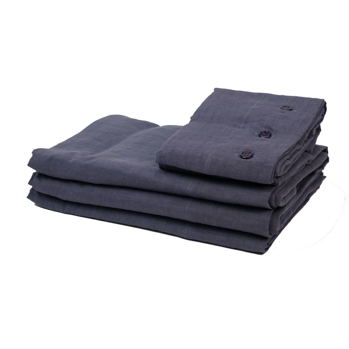 PILLOW CASES LINEN NAVY BLUE