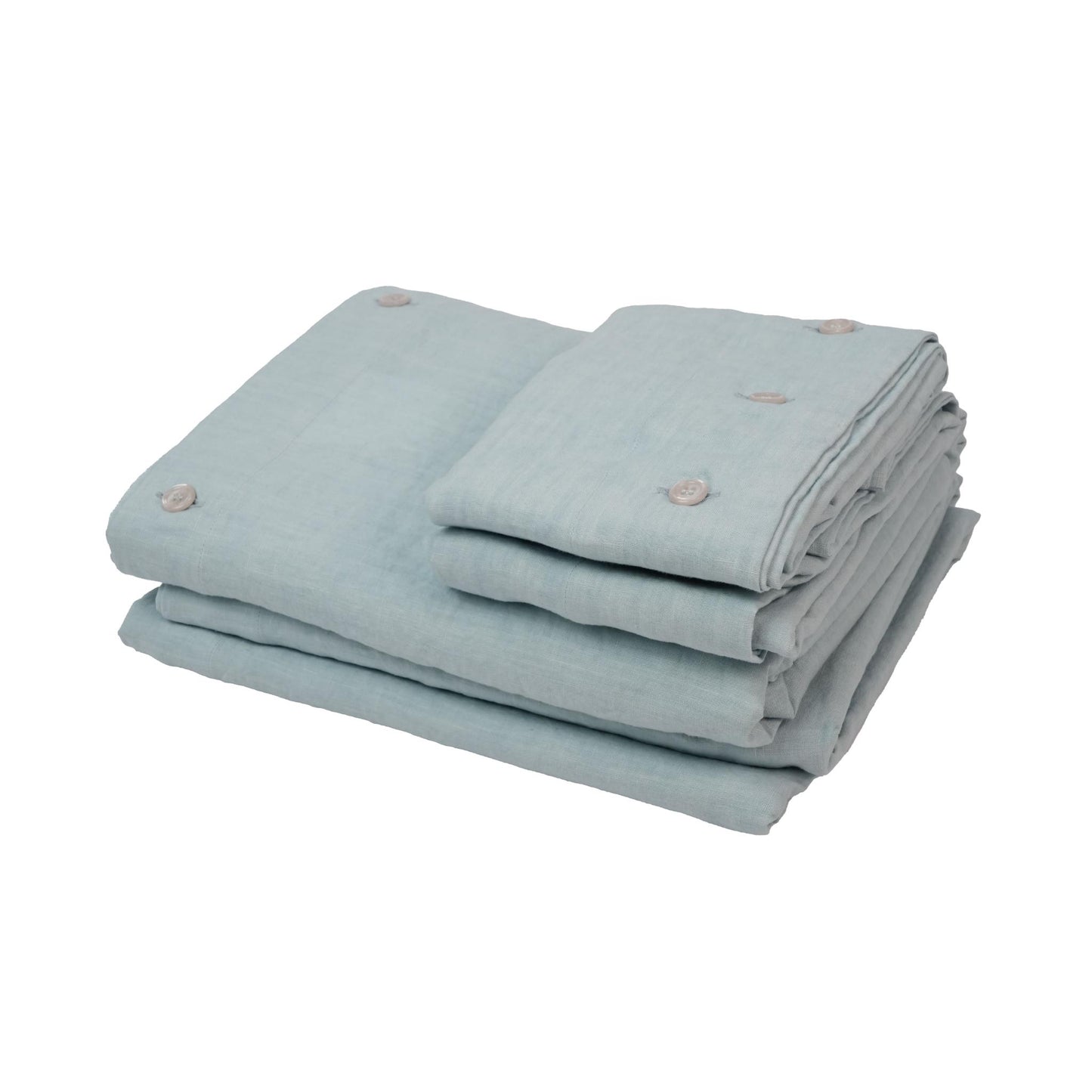 PILLOWCASES LINEN LIGHT BLUE