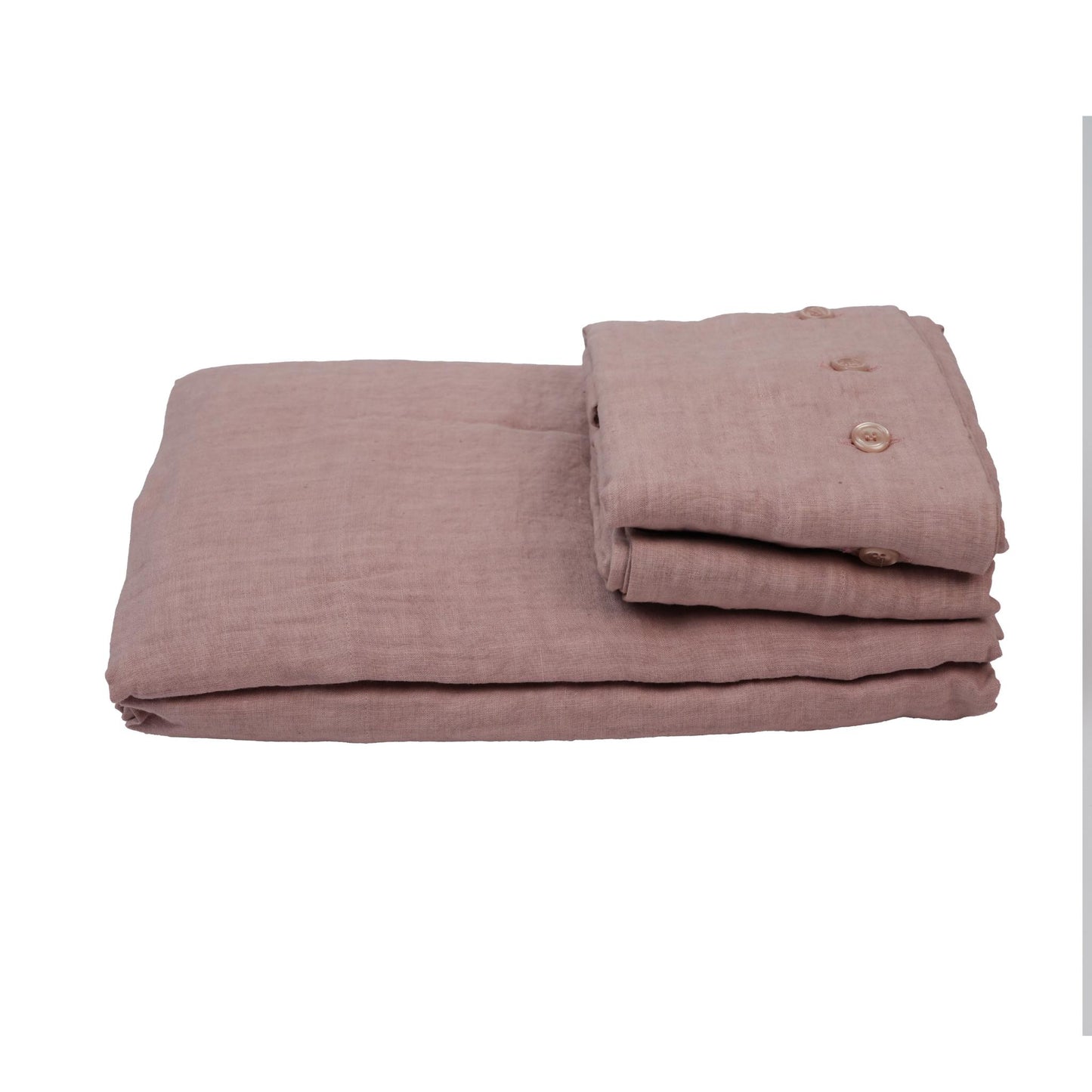 FLAT SHEET LINEN PINK