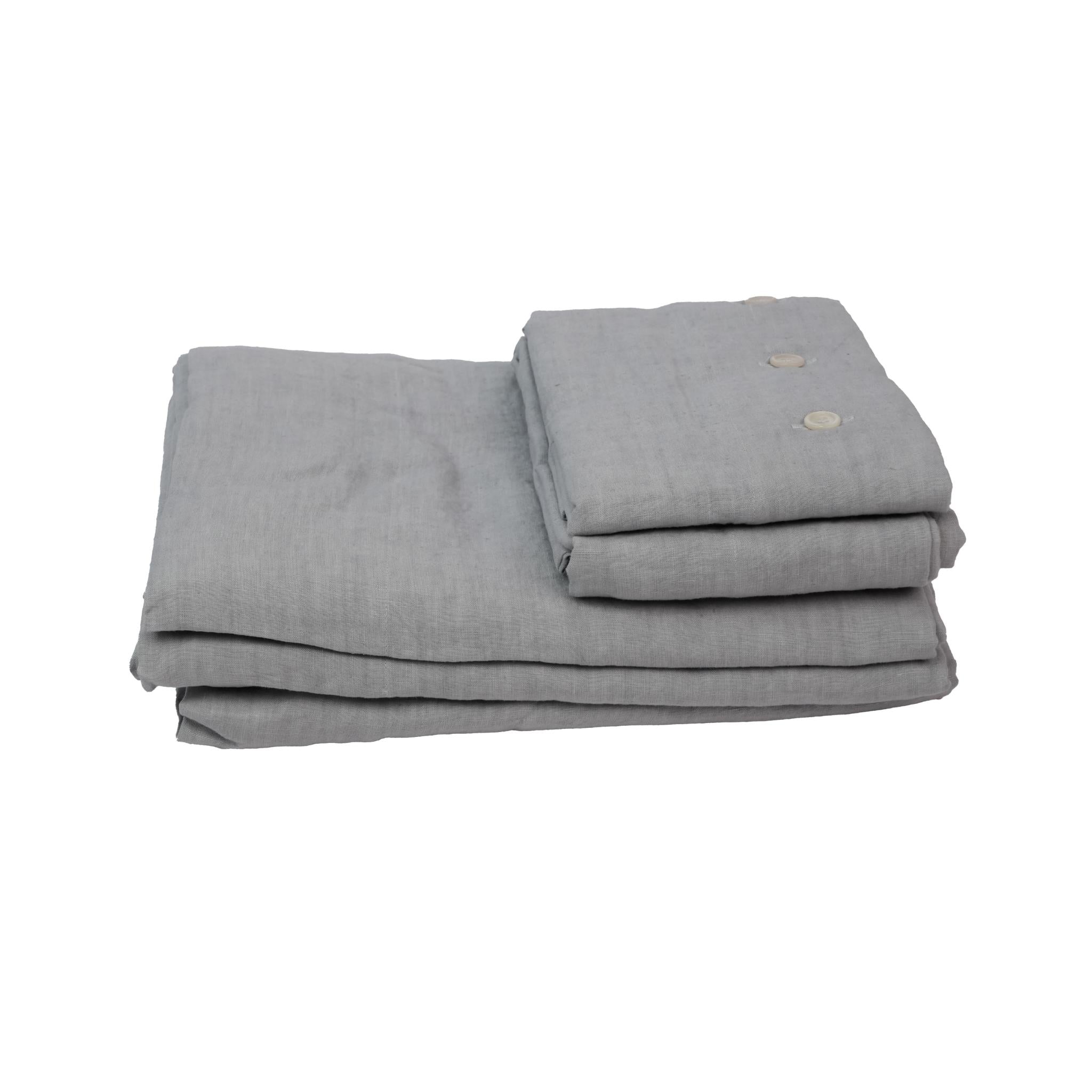 PILLOWCASES LINEN GREY