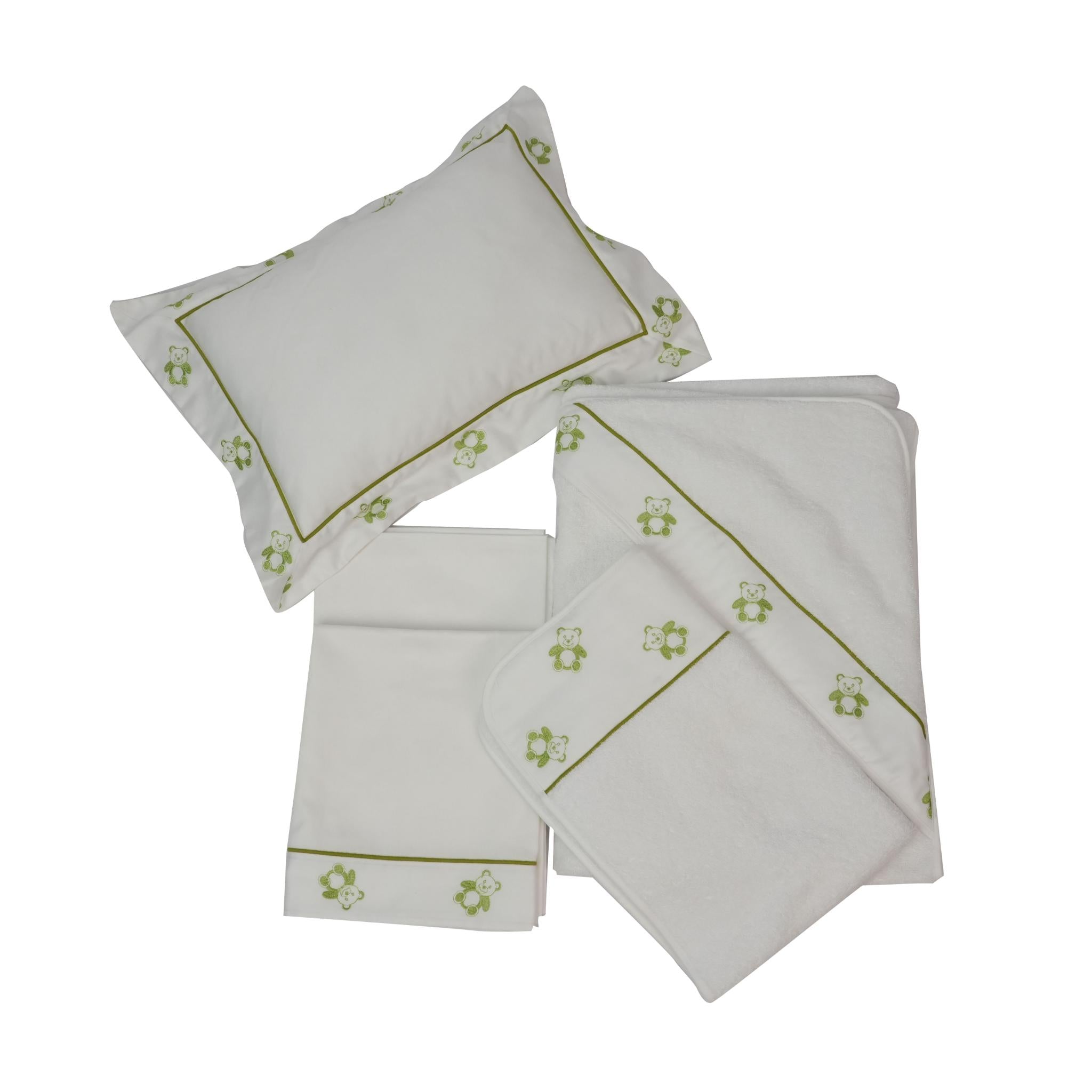 TEDDY BABY SET GREEN