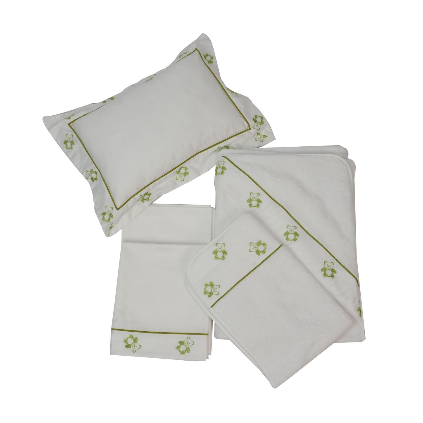 TEDDY BABY SET GREEN