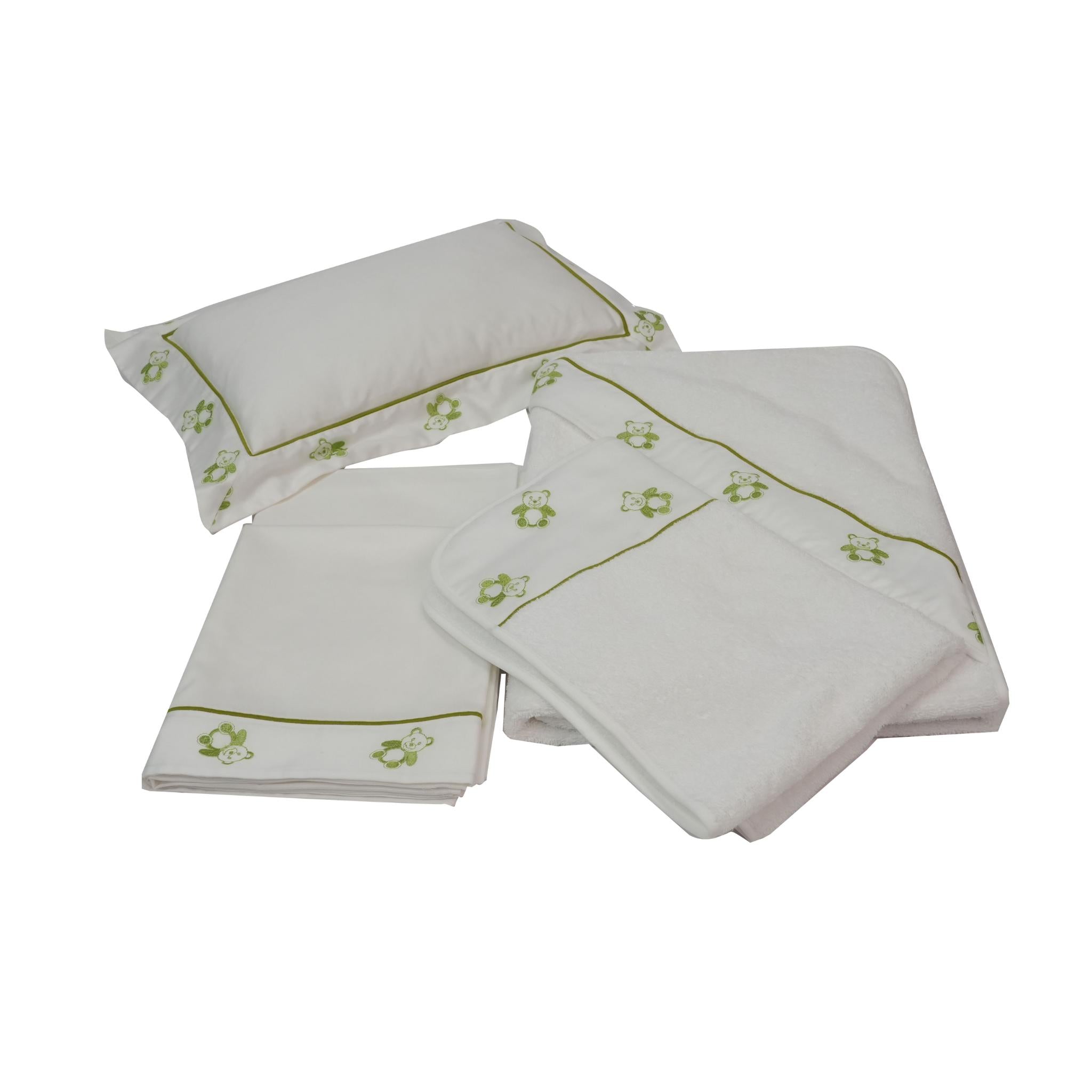 TEDDY BABY SET GREEN