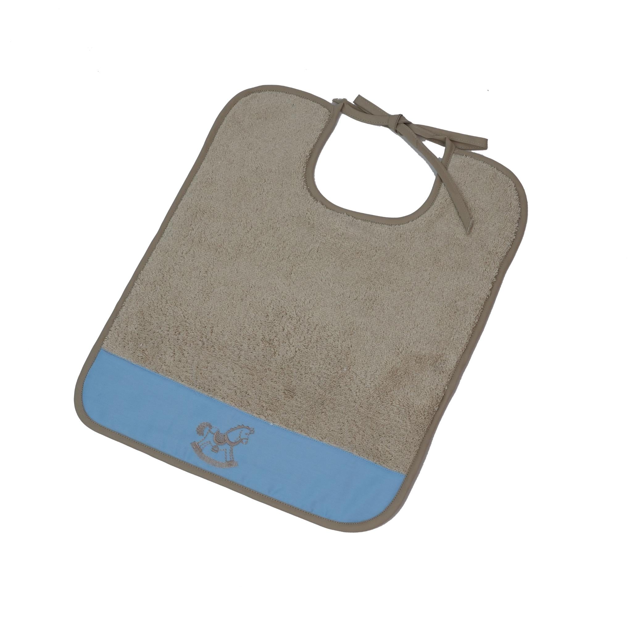 Baby Bib Horse (Beige)