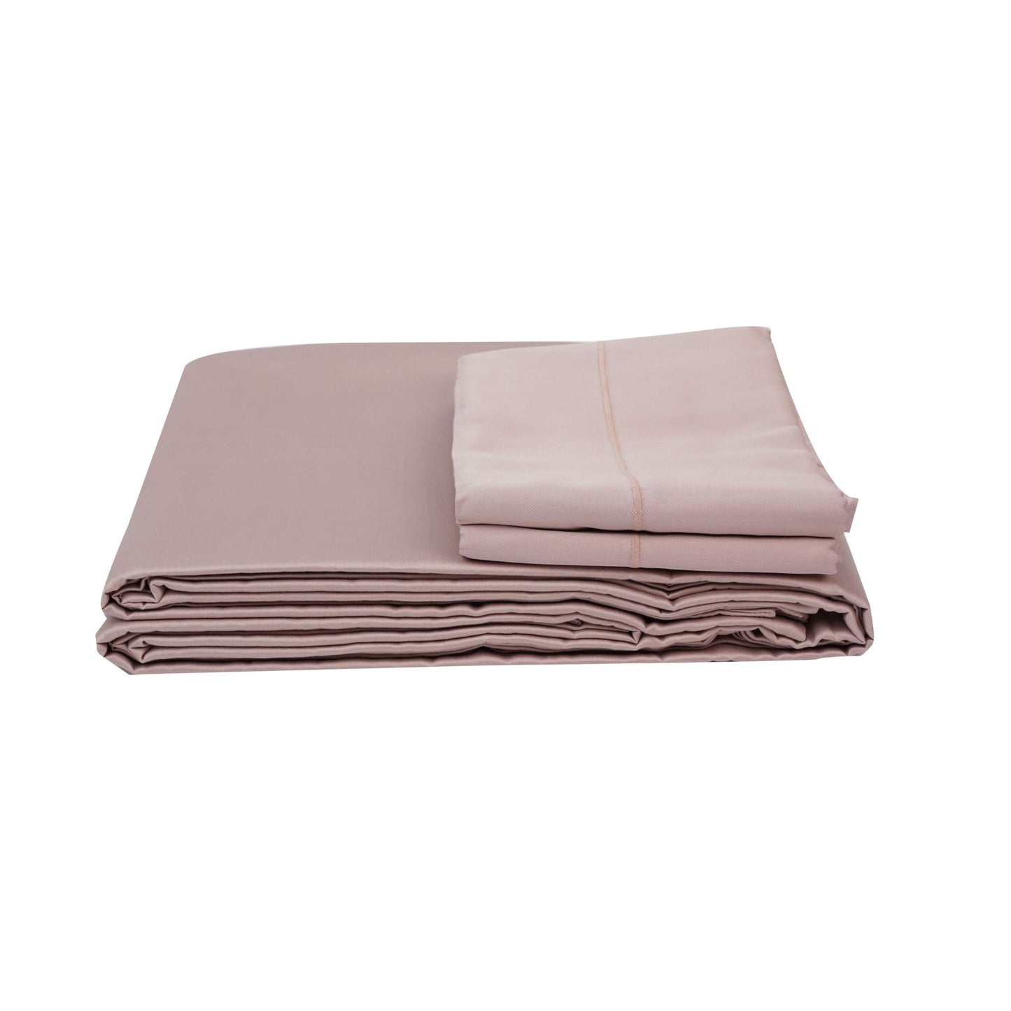 FITTED SHEET COTTON MAUVE